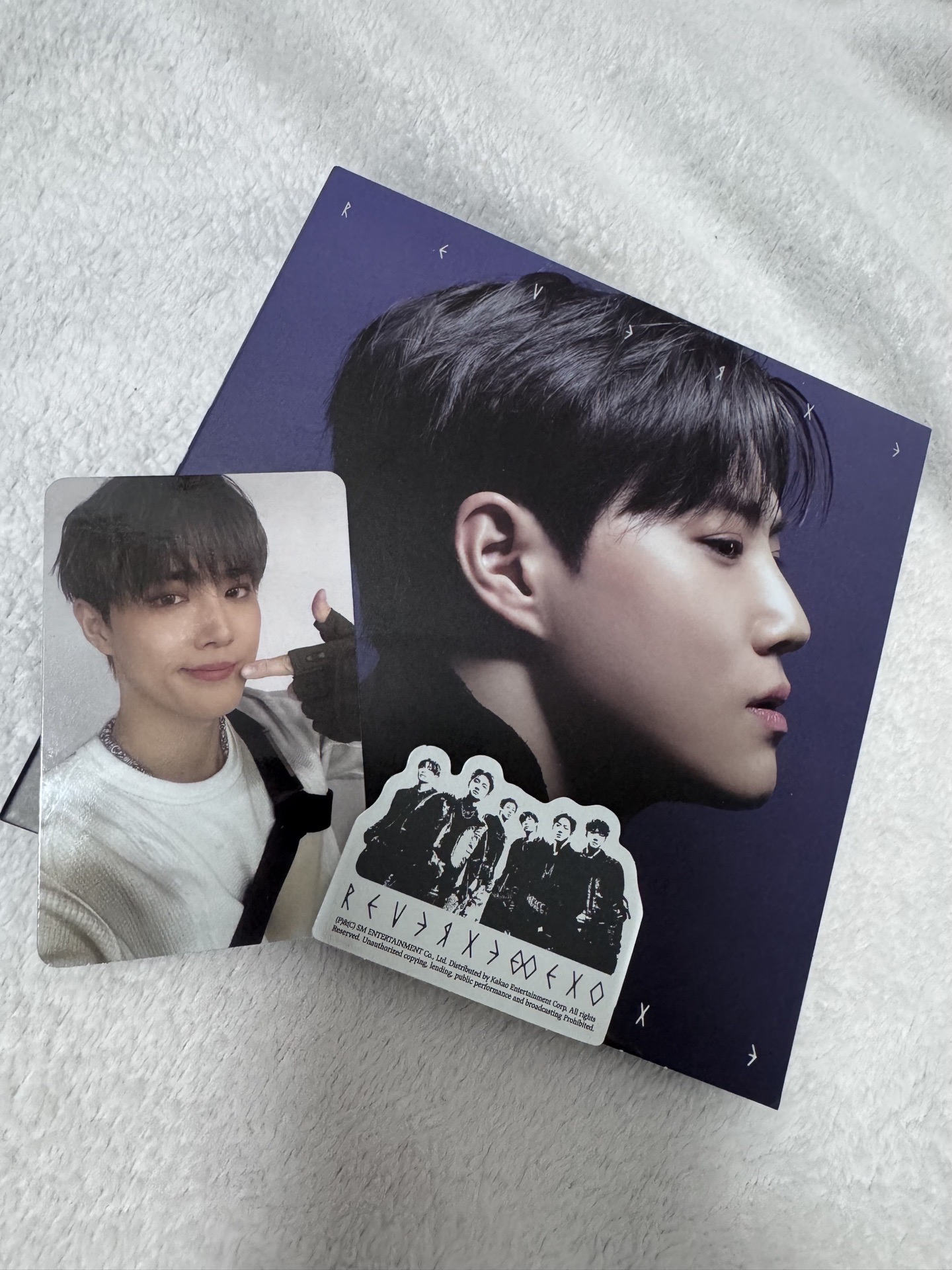 EXO REVERXE SUHO單封含專卡