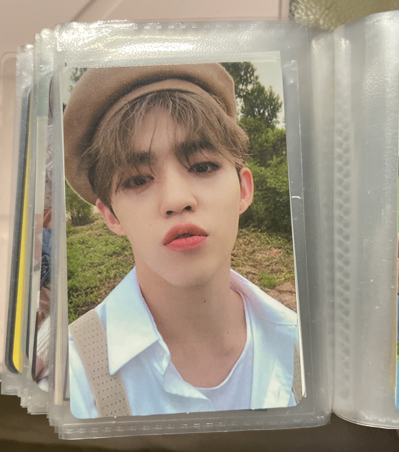 seventeen S.coups 貝雷帽小卡