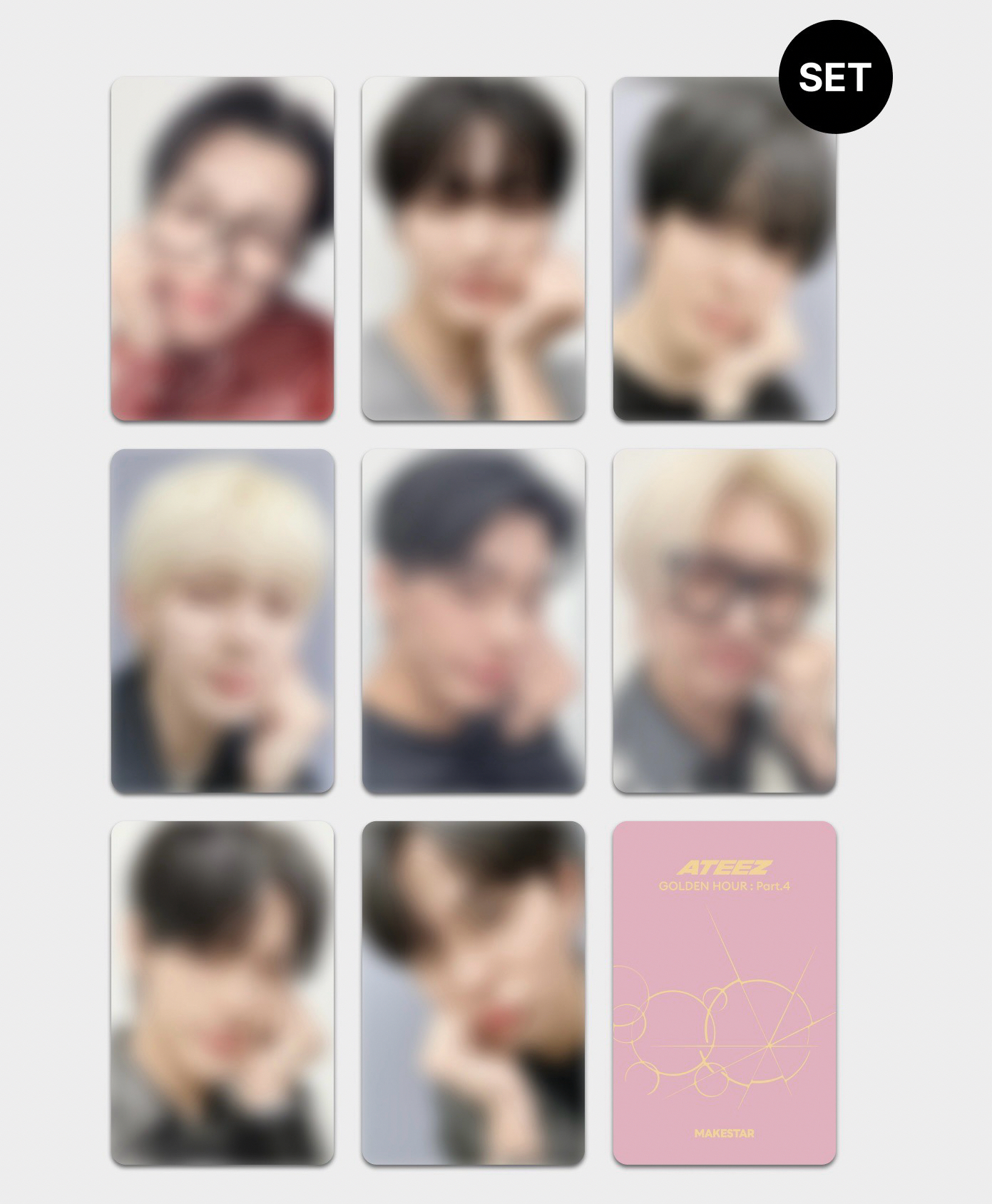 非現貨 ATEEZ GH4 ms 4.0 Travel Pack 簽售卡 CUTEEZ ver. 八張 一套 set