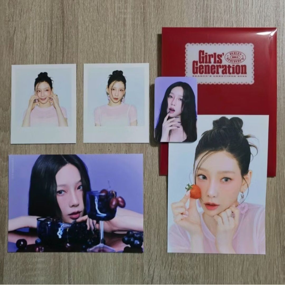 太妍 2025年曆後續 照片小卡組