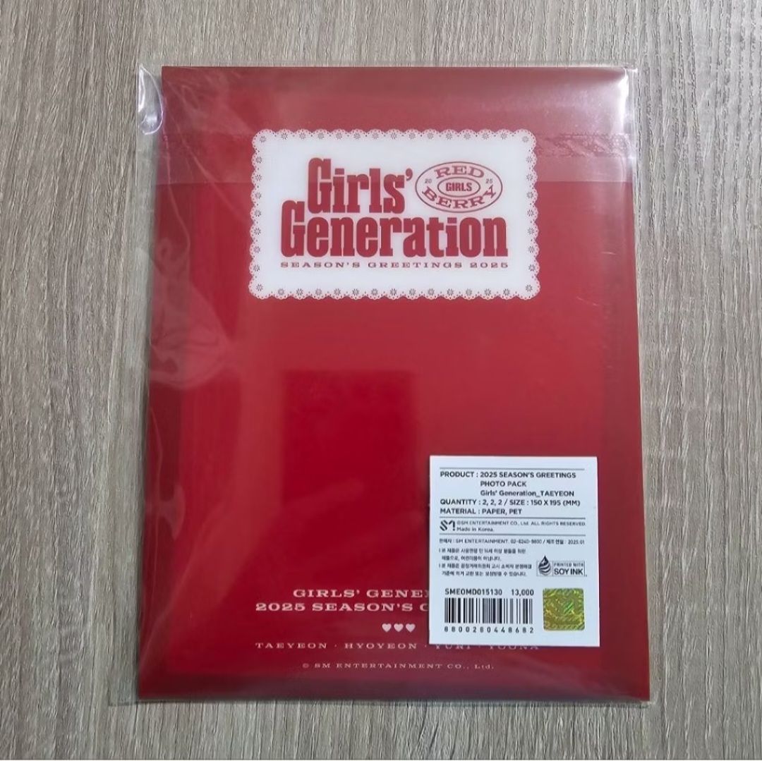 太妍 2025年曆後續 照片小卡組