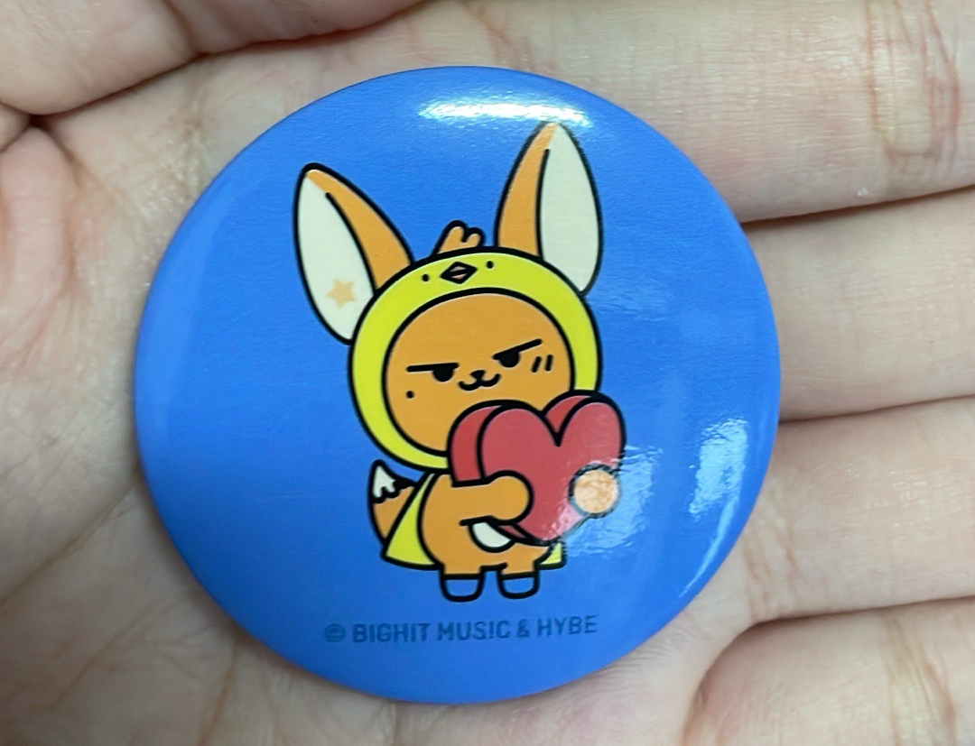 PPULBATU快閃 徽章 HWANG CHOON 黃春徽章