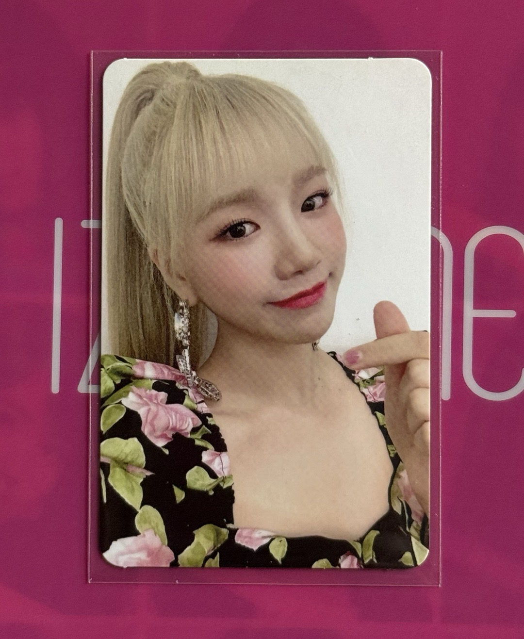 柔理 BLOOM*IZ 專輯卡 