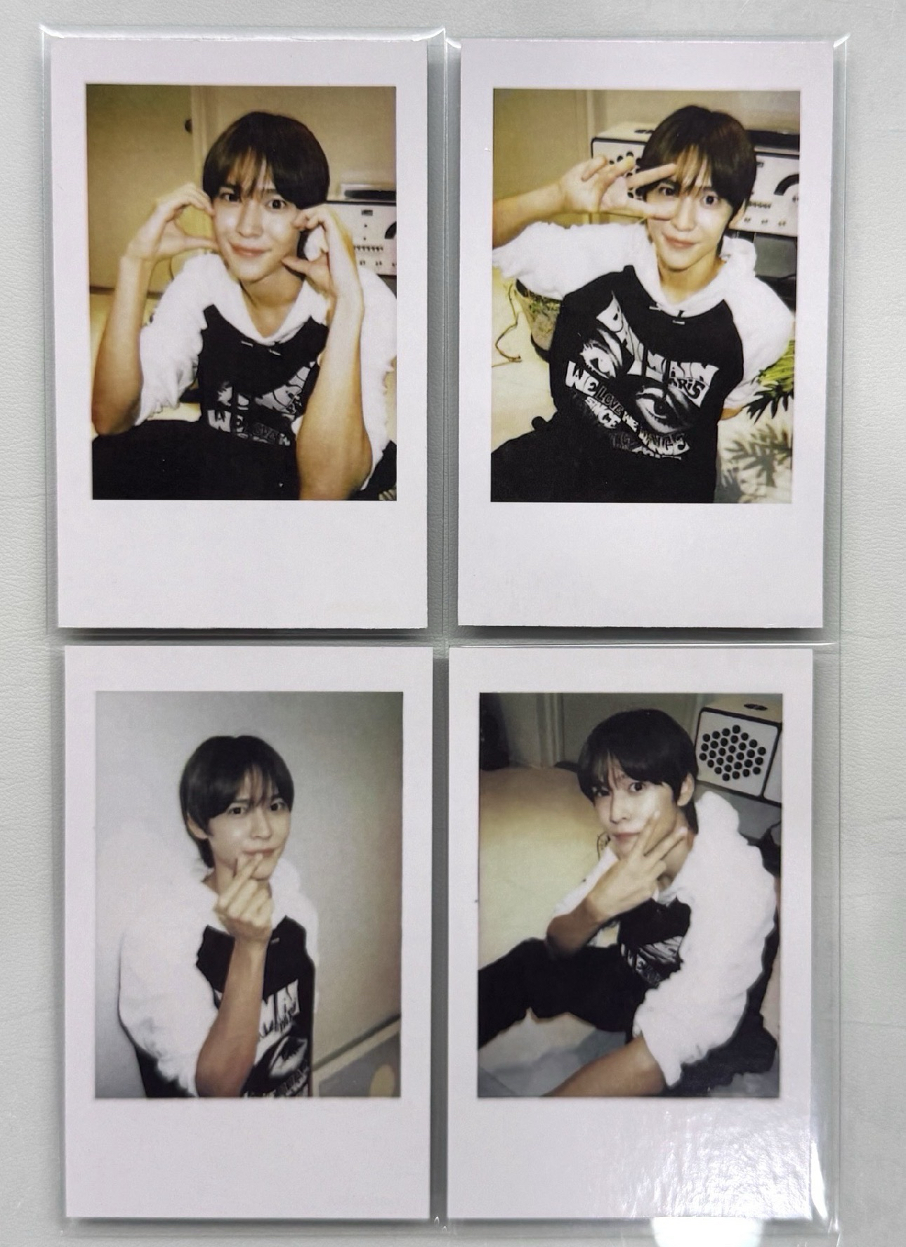 kms 特典卡 拍立得一組四張 石頭