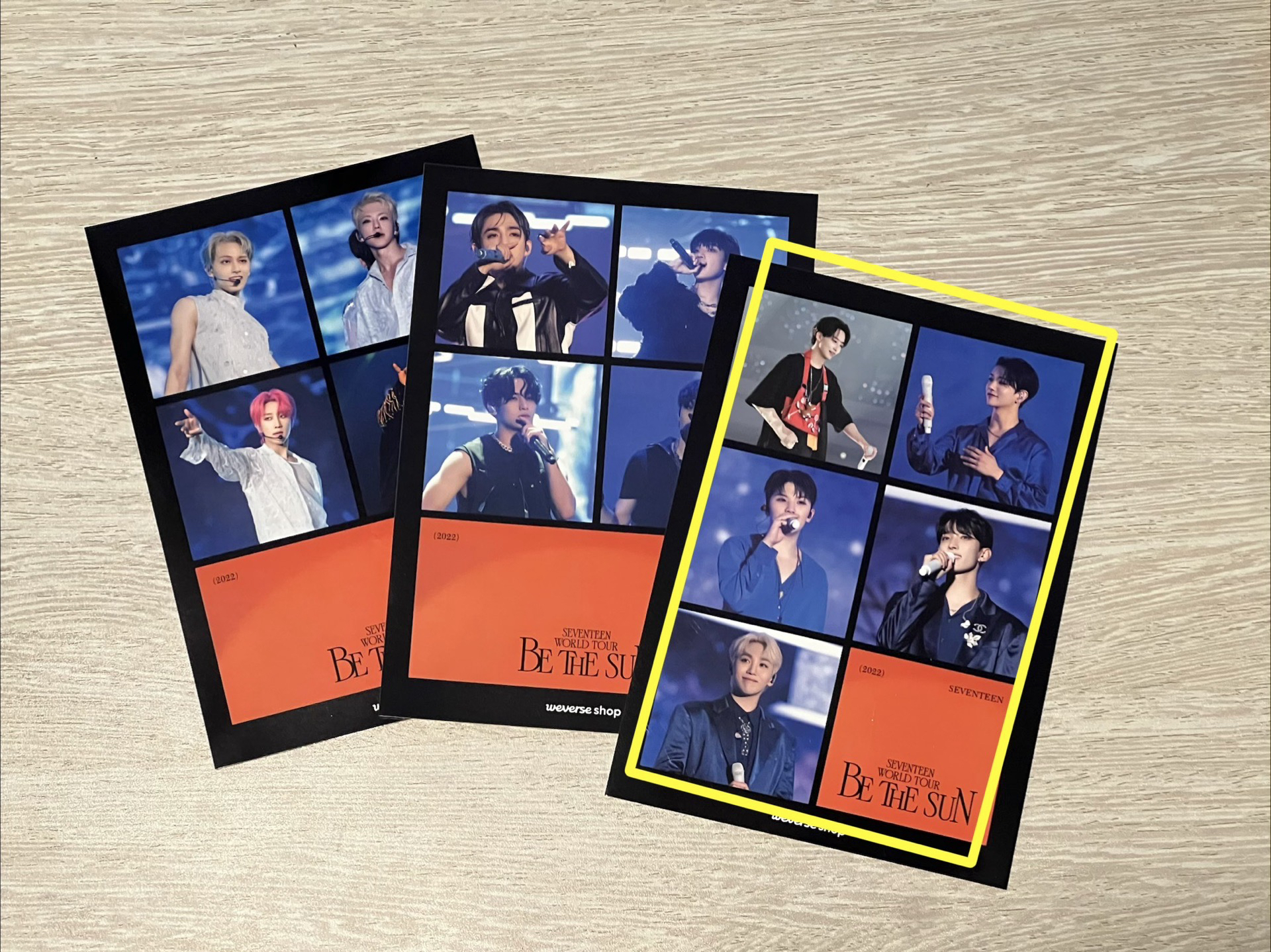 BE THE SUN wvs 特典卡 