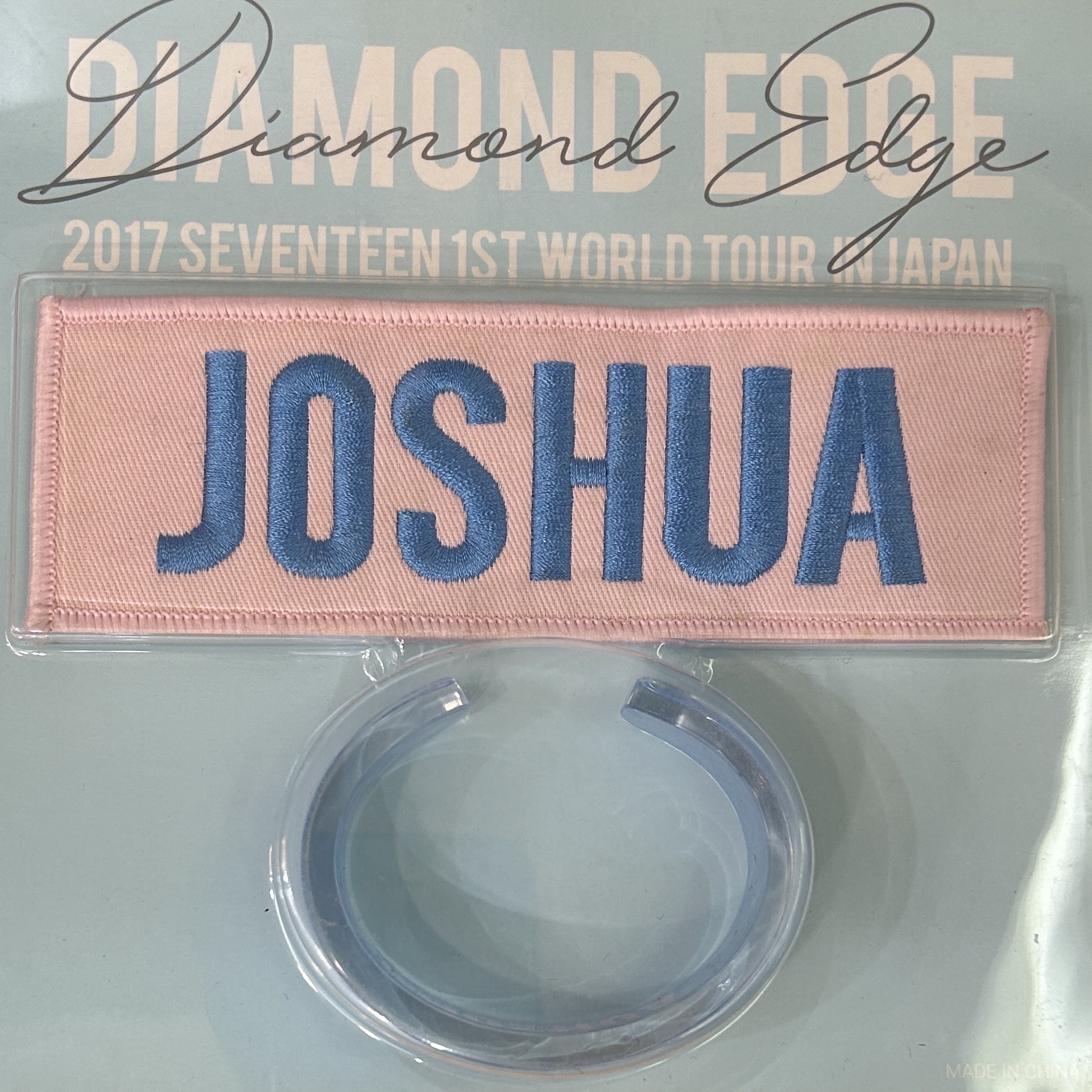 DIAMOND EDGE 布章 別針襟章  知秀