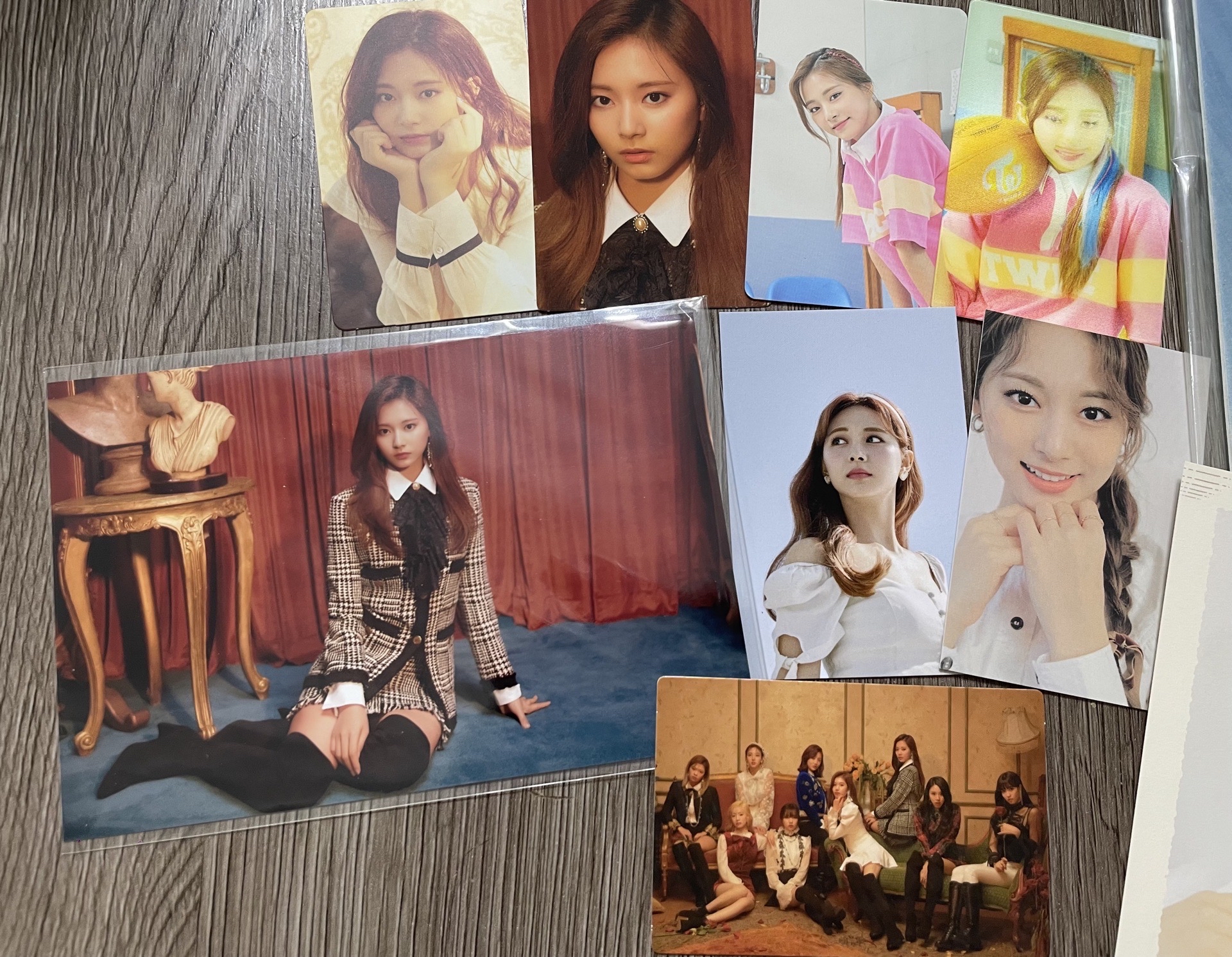 Twice 2018-2022子瑜年曆卡組