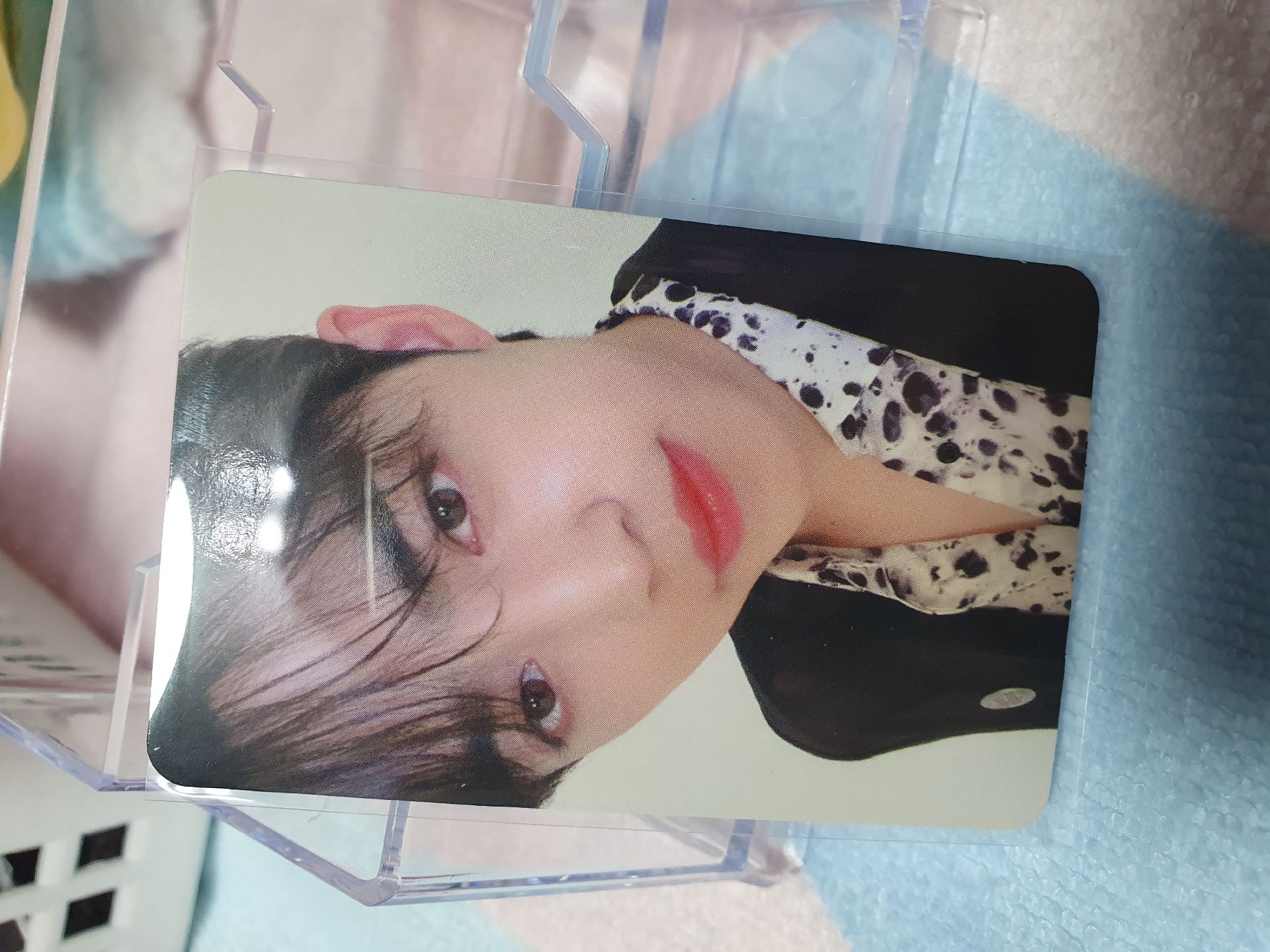 2021 年曆特典 哲 喆 中字卡背