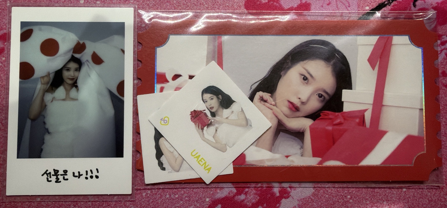 IU手燈特典   EDAM 特典卡 