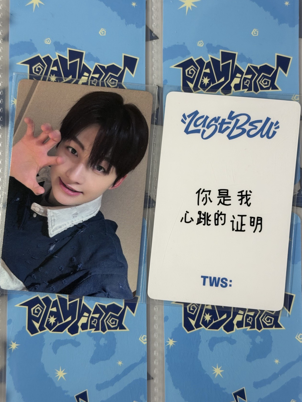 志薰 一直娛中文卡背「你是我心動的證明」