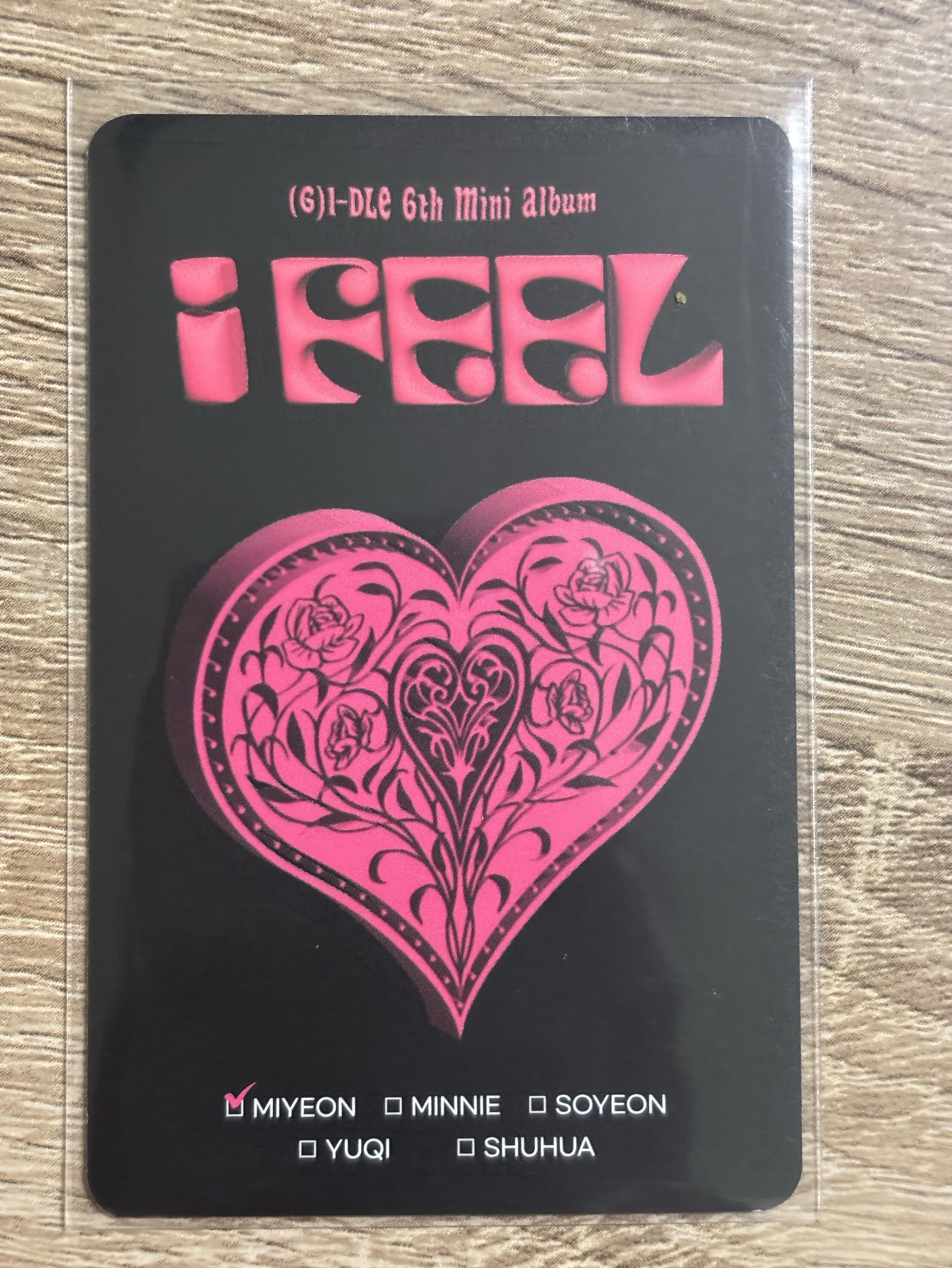 I feel 專輯卡