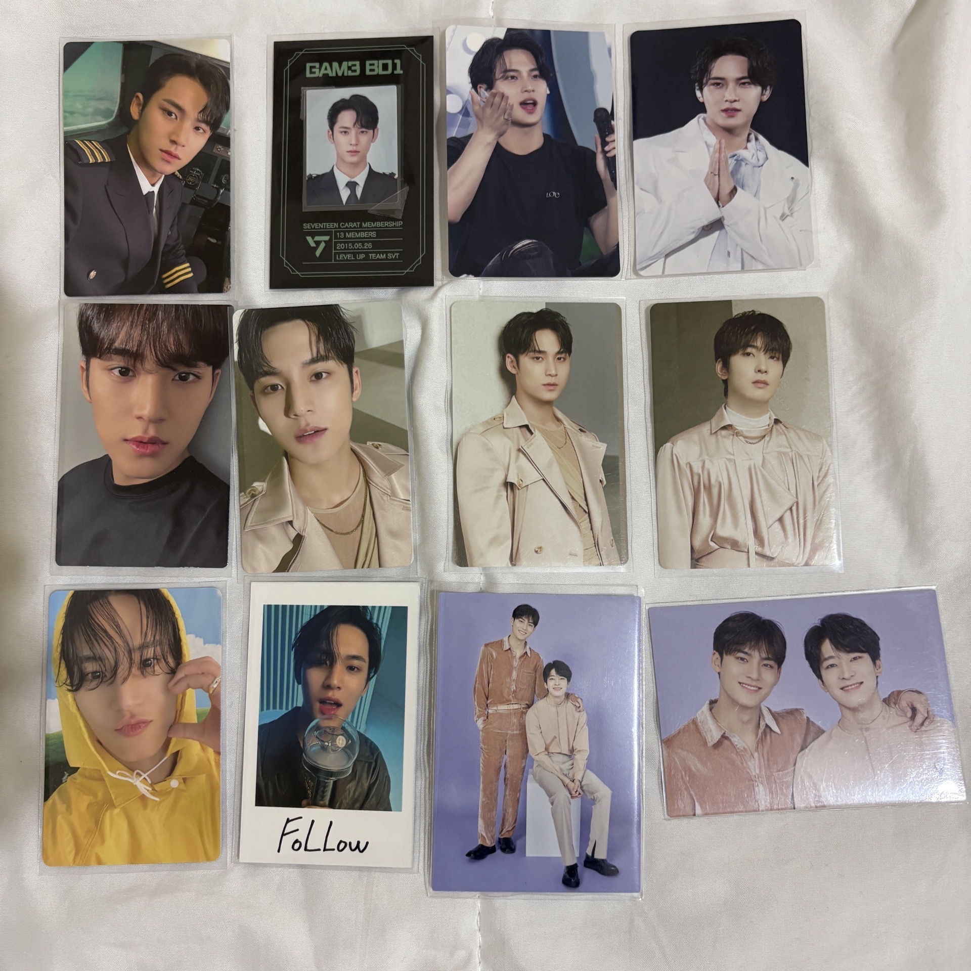 5期會員禮 會員禮卡 證件照 珉奎 Mingyu 機長奎