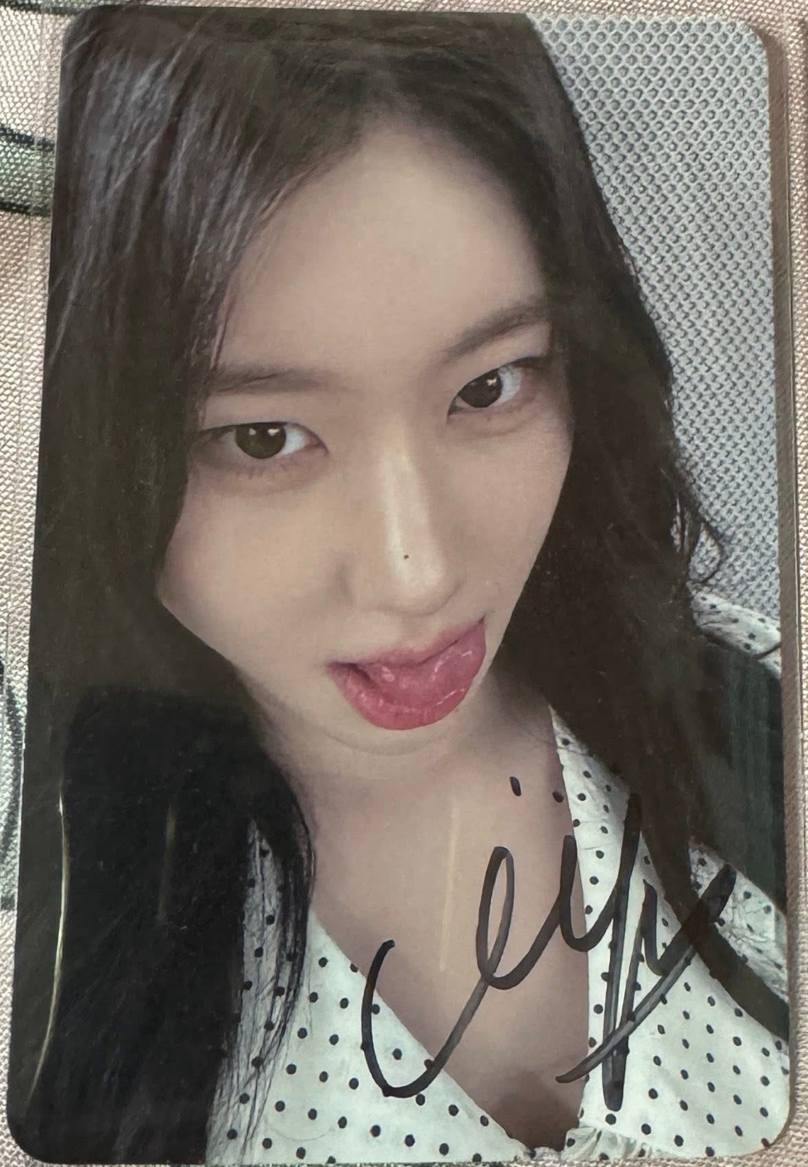 台北簽售中簽卡 李彩領簽卡