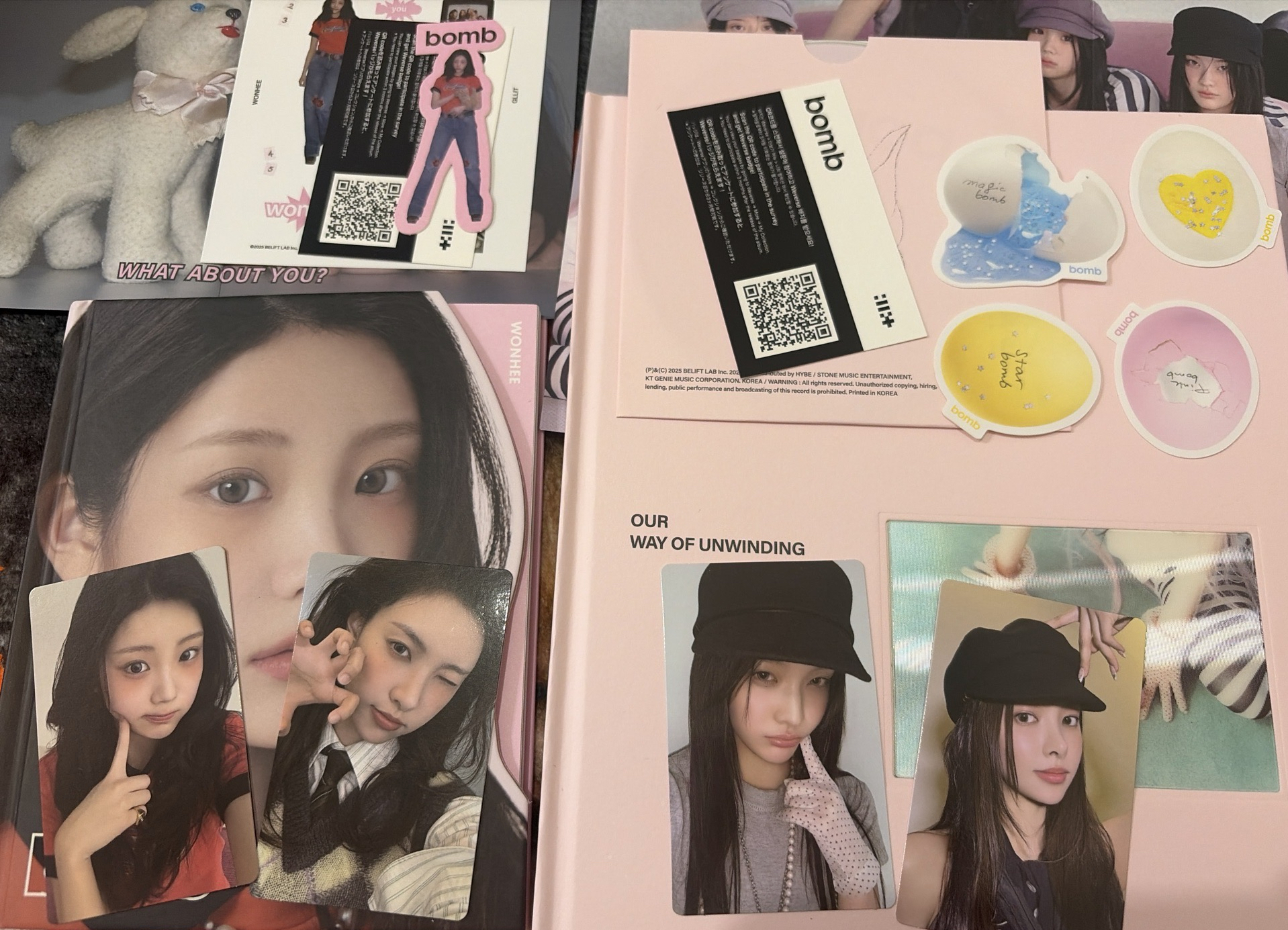 Illit 沅禧單封+迷三粉版 專輯+小卡 圖上全付 一起不拆