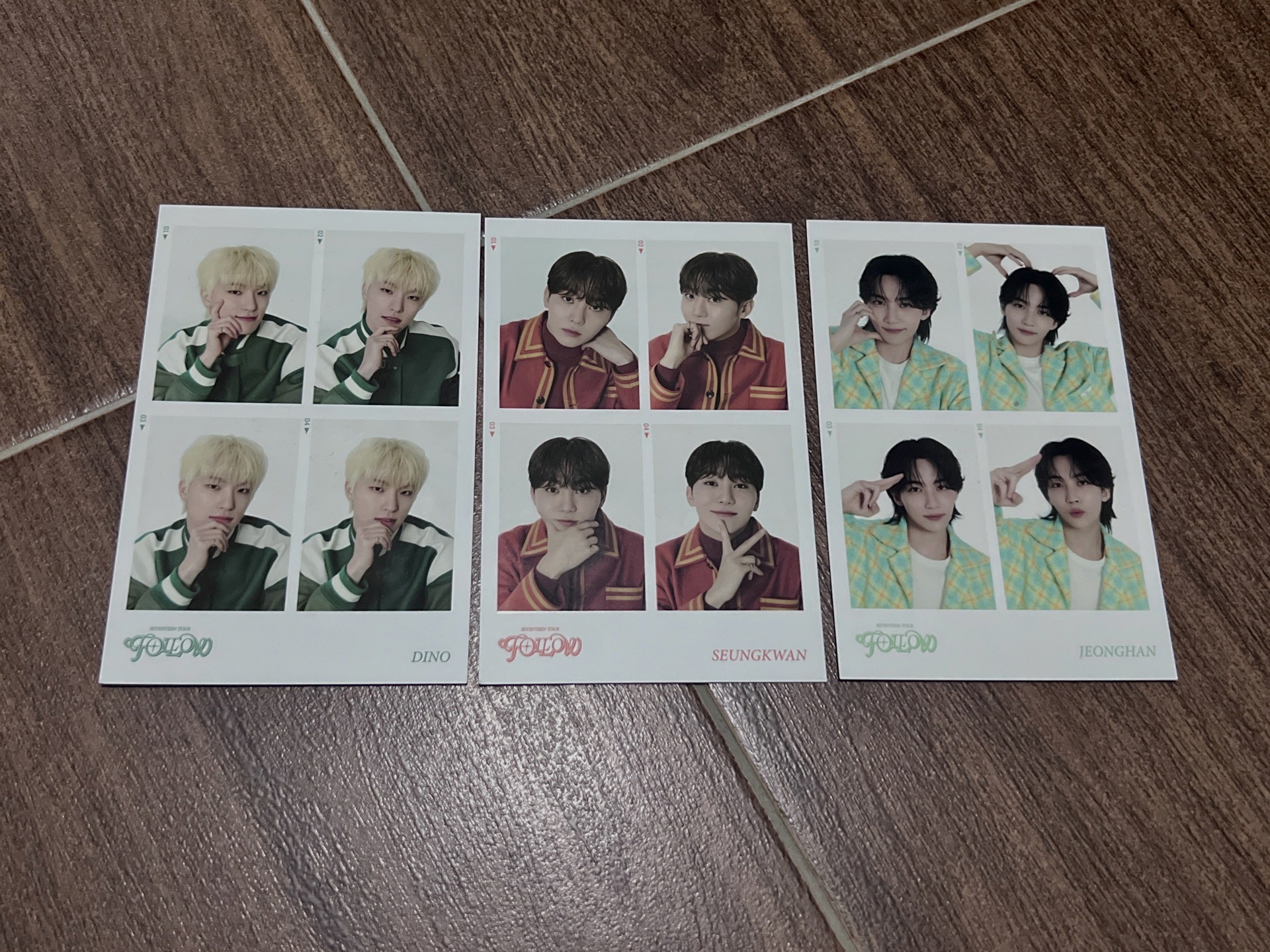 FOLLOW 四格卡 漢、寛、燦