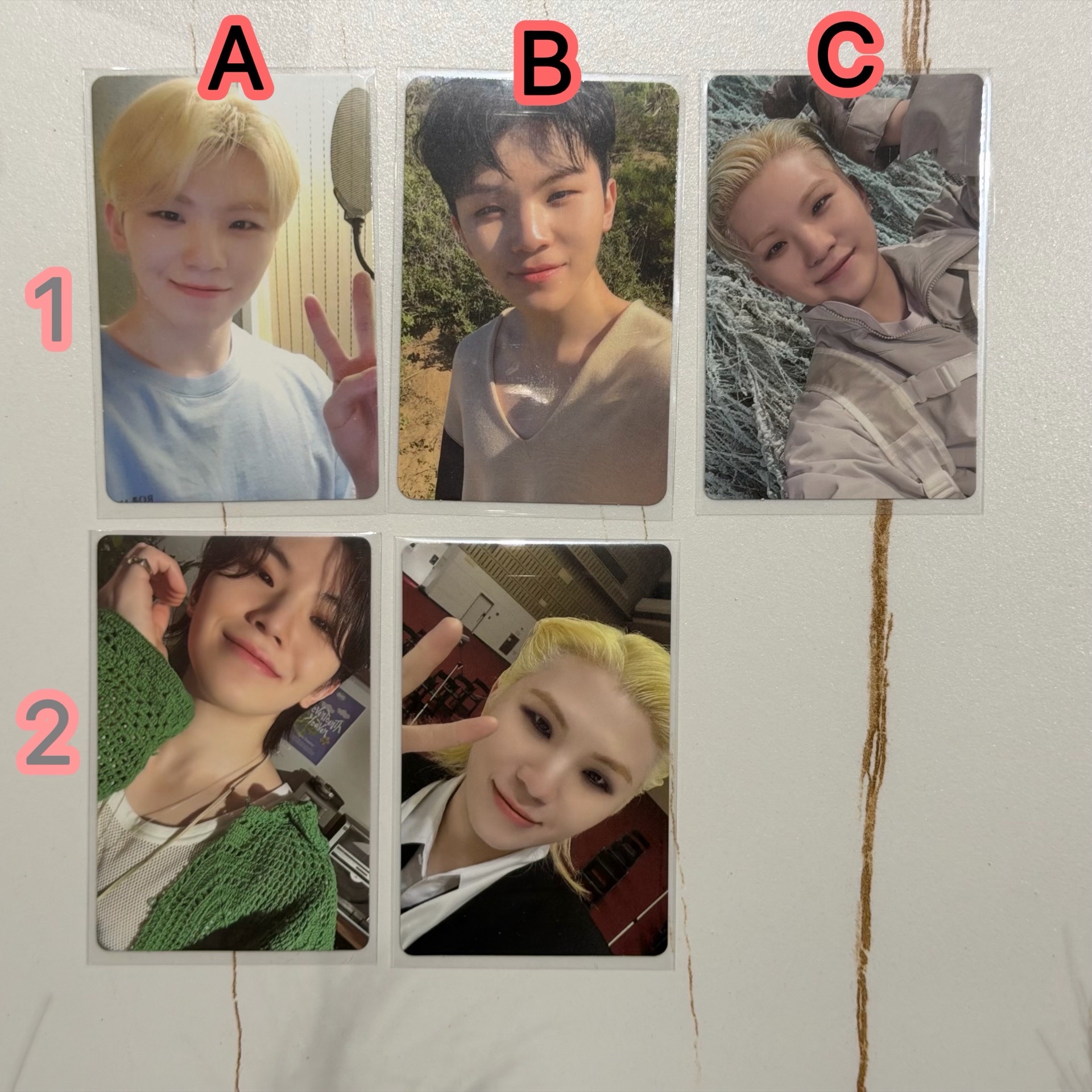 🤍SEVENTEEN WOOZI專卡 綠衣勳