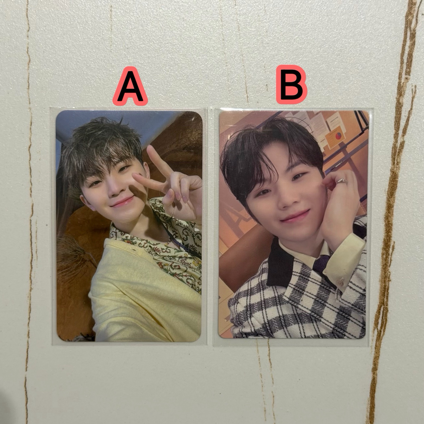 SEVENTEEN 正四/迷十 WOOZI 簽售卡