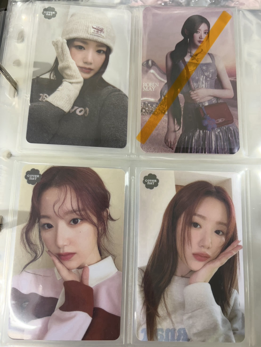 🍓 i-dle 舒華 covernat 代言卡 