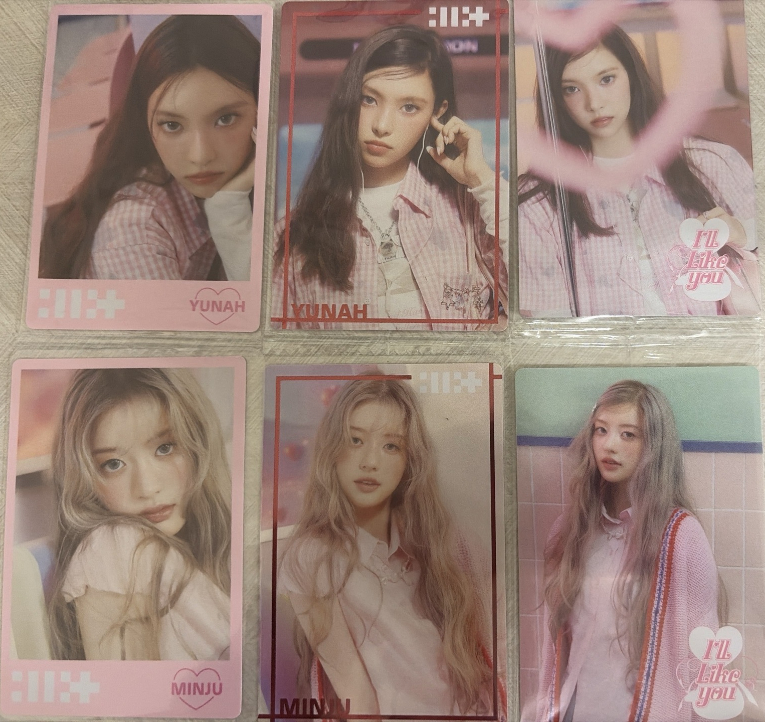 Illit 玧我 敏珠 萌花 沅禧 彩羽 貼紙卡 餅乾貼紙