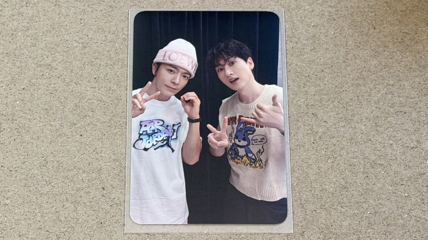 D&E廣州見面會溫暖的約定雙人入場卡 中文卡背 東海 銀赫