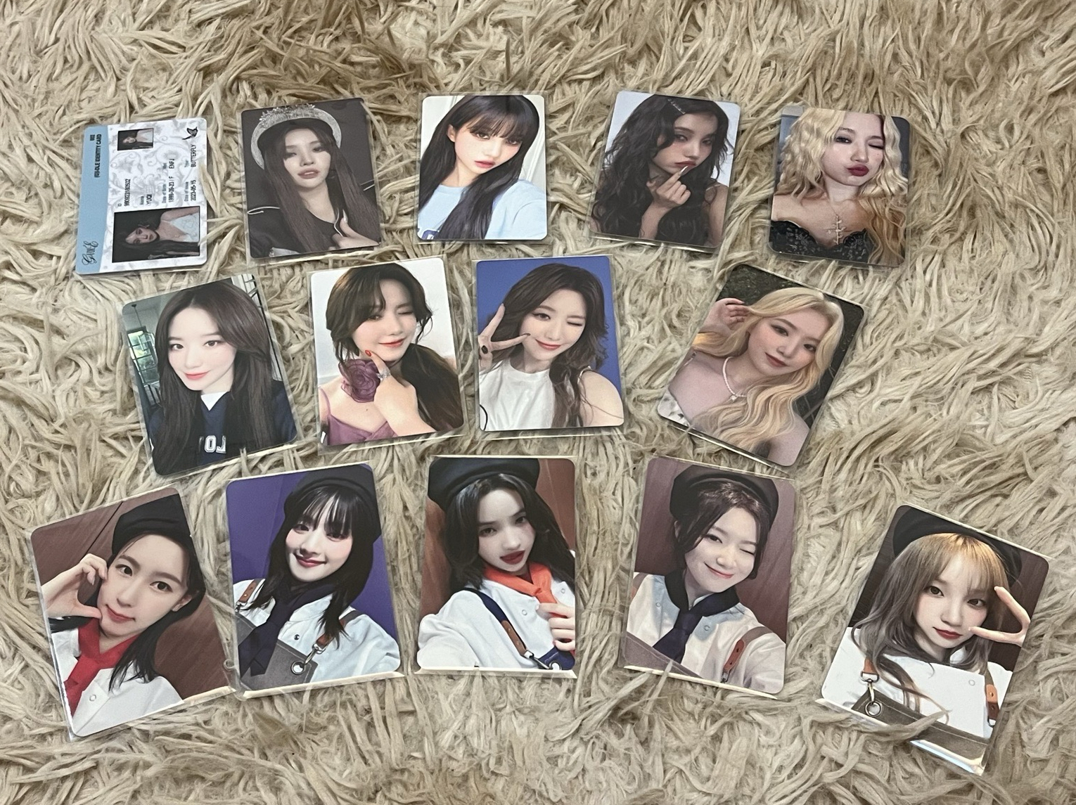 甜點師一套+其他散散的小卡們