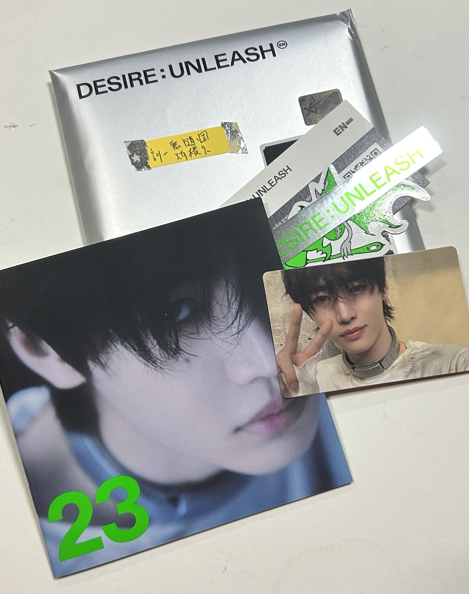 ENHYPEN - [DESIRE : UNLEASH] 迷你六輯 ENGENE版 朴成訓單封 