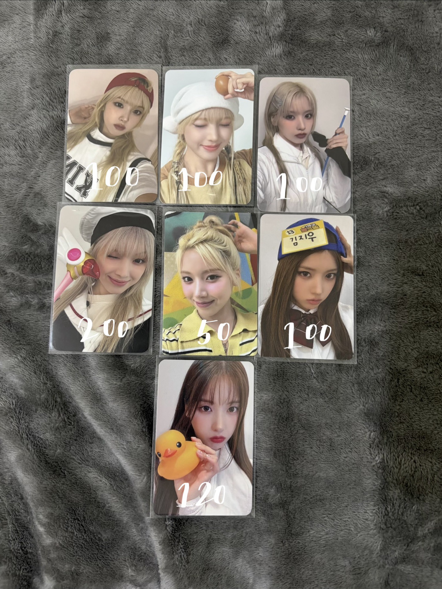 金智友特典/小卡