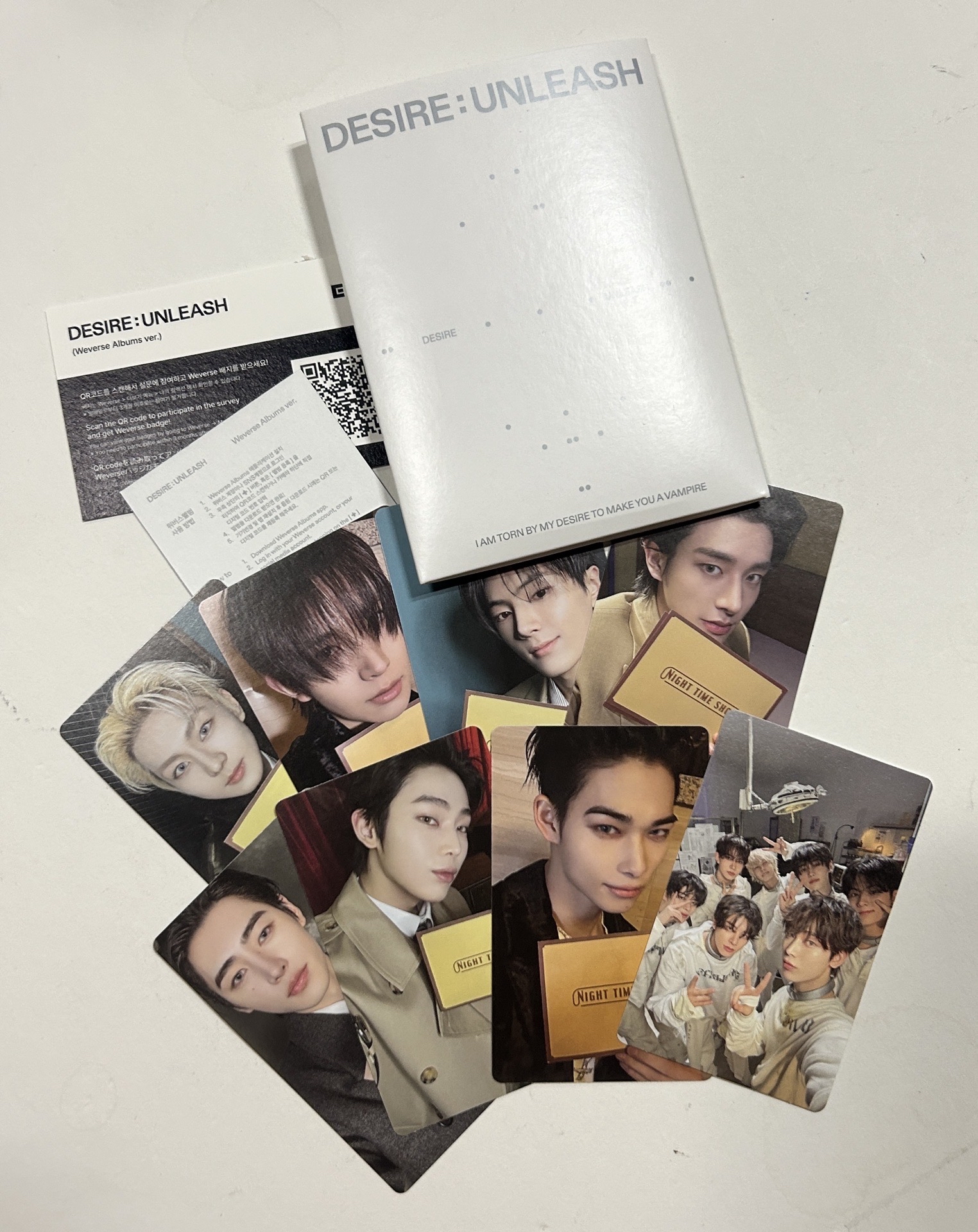 ENHYPEN - [DESIRE : UNLEASH] 迷你六輯 Weverse Albums 固配