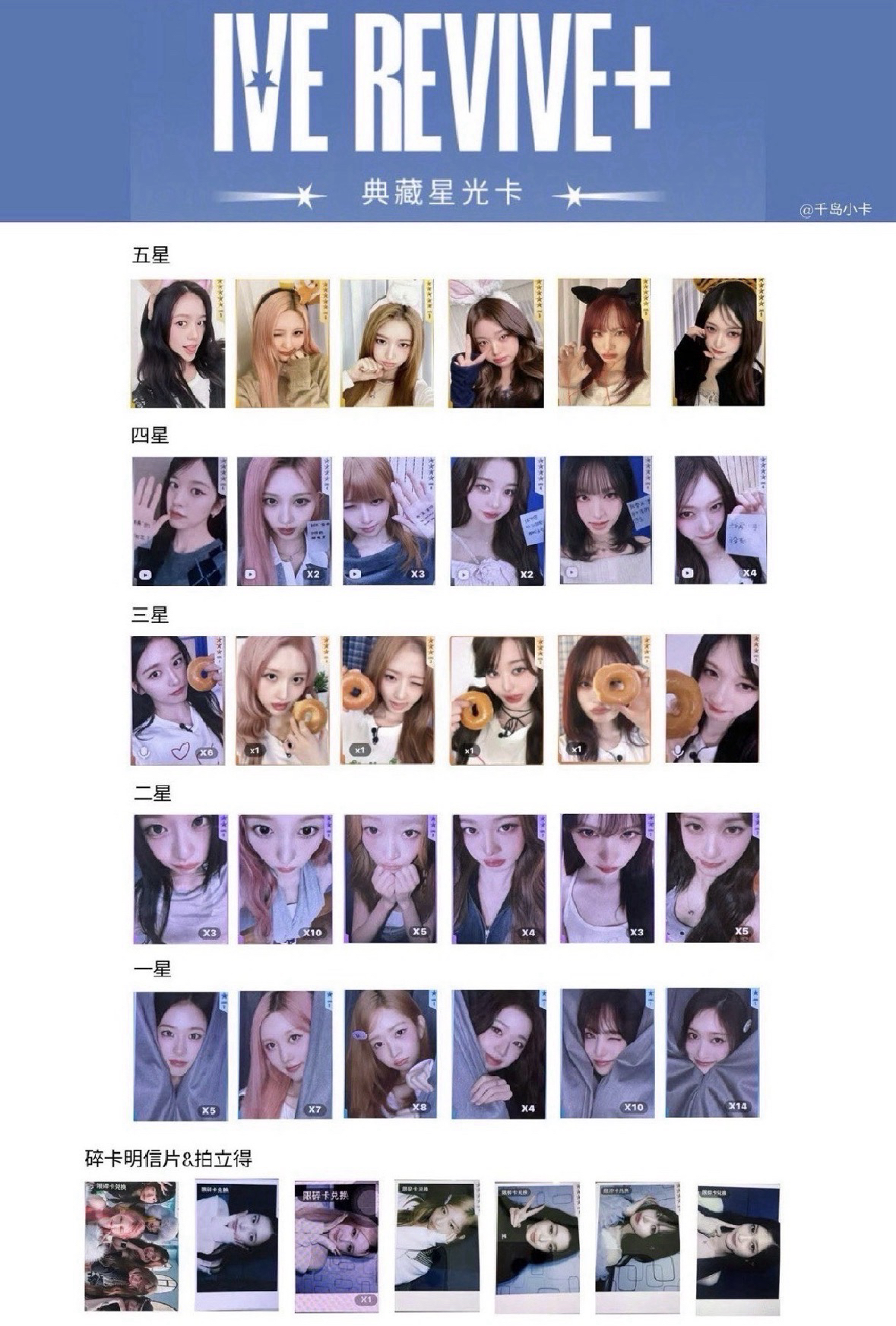 IVE星光卡