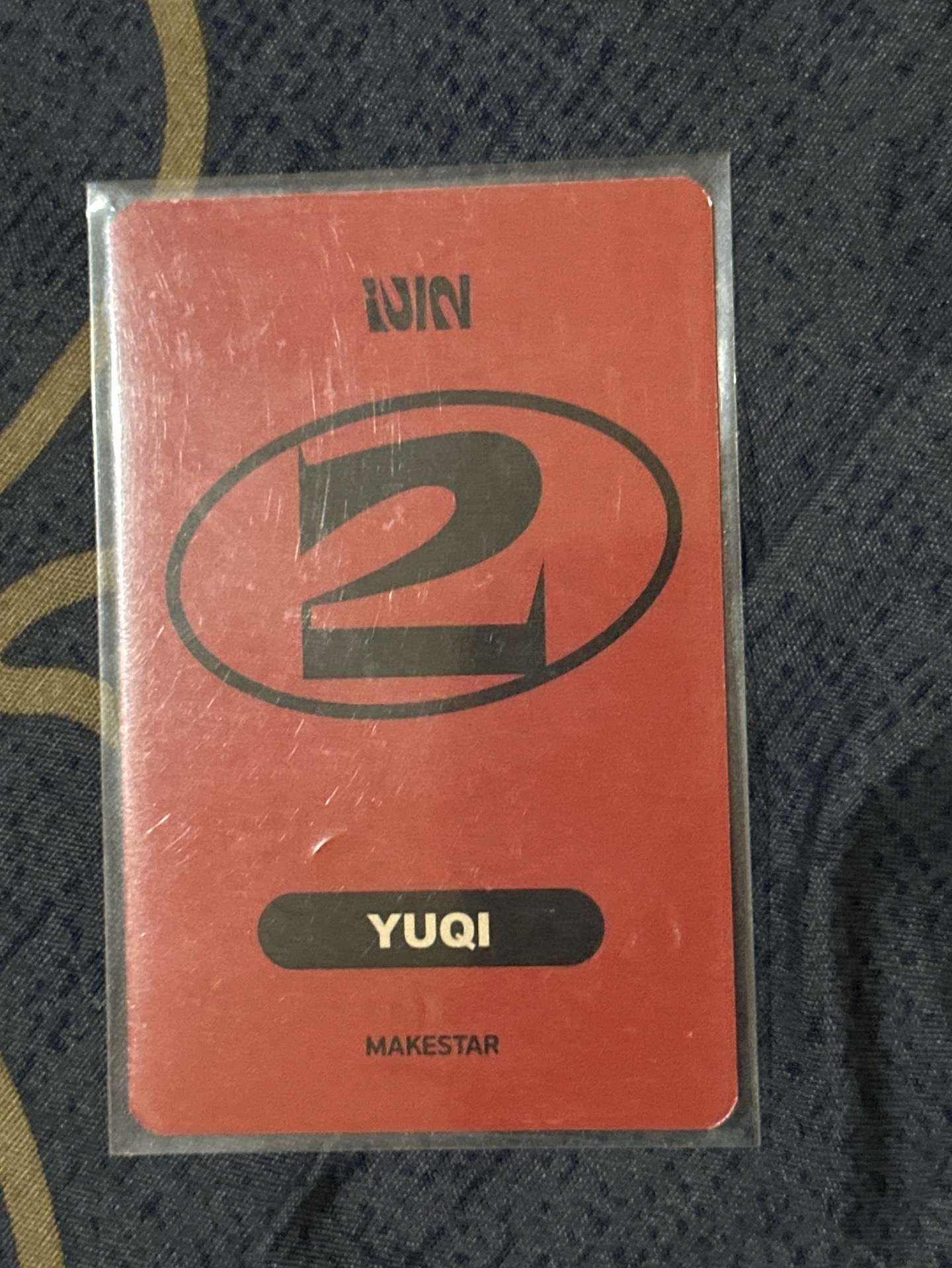 Yuqi《2》ms 手繪卡 符咒卡