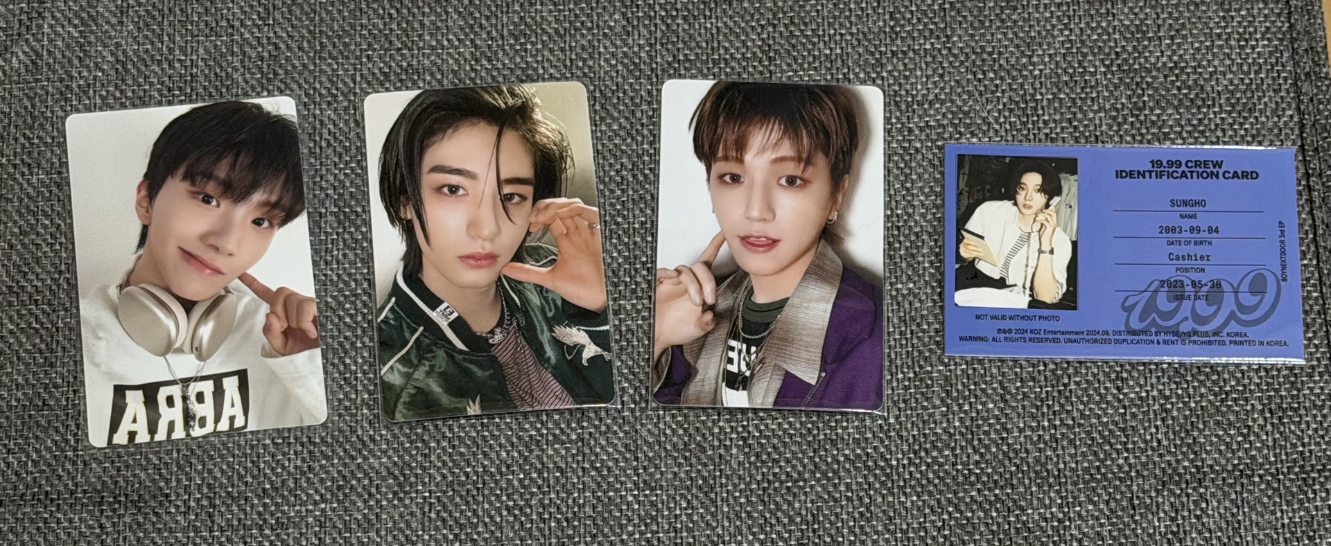 Boynextdoor 專輯卡