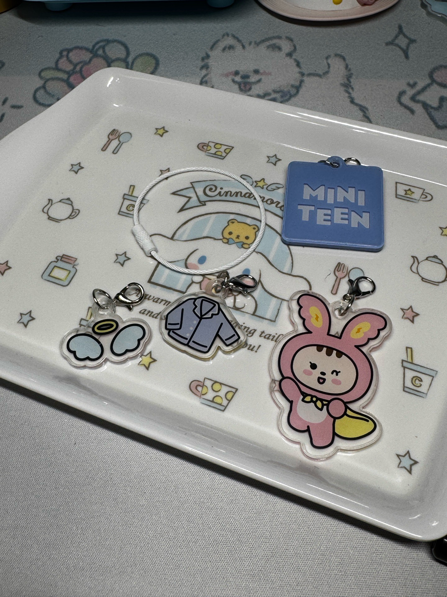 SEVENTEEN MINITEEN 淨漢 自組鑰匙圈 吊飾 壓克力