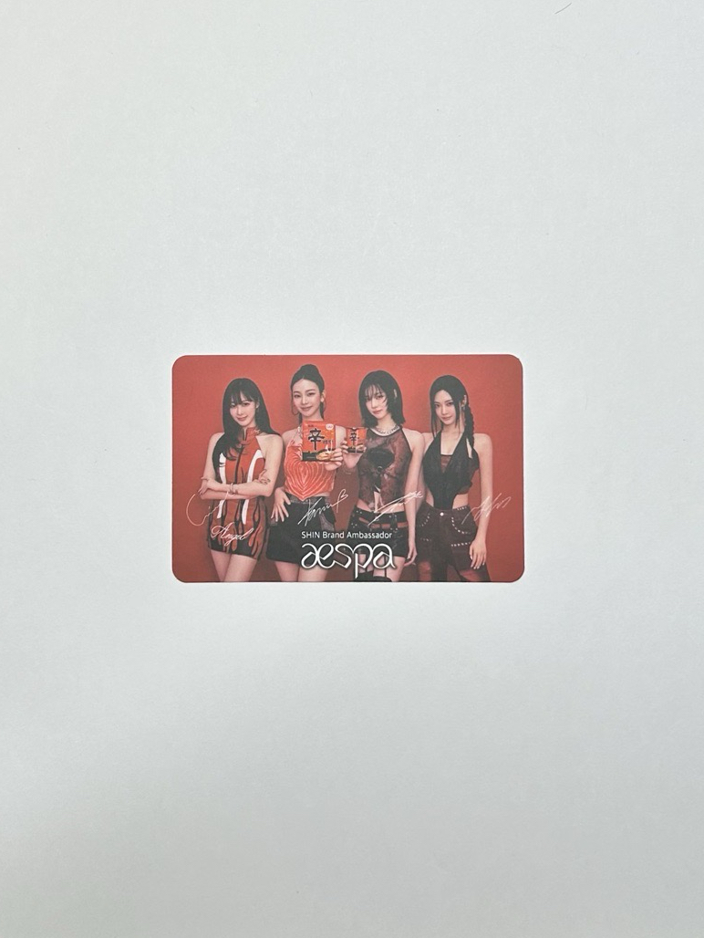 aespa | 辛拉麵代言團卡