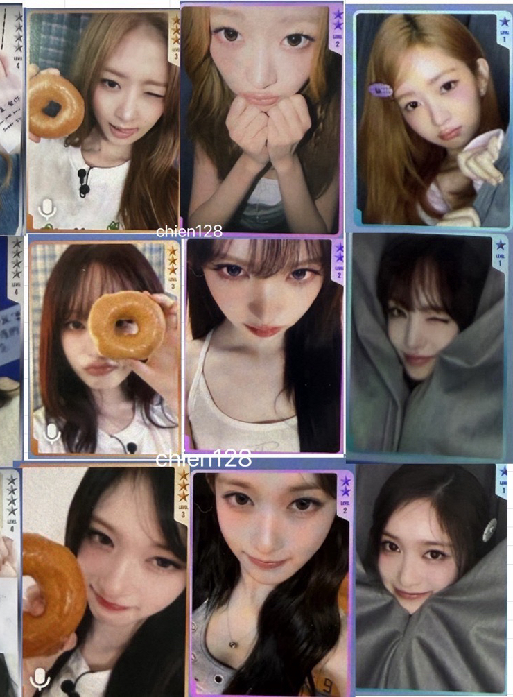 （預購）IVE revive+ 星光卡 1-3星套出