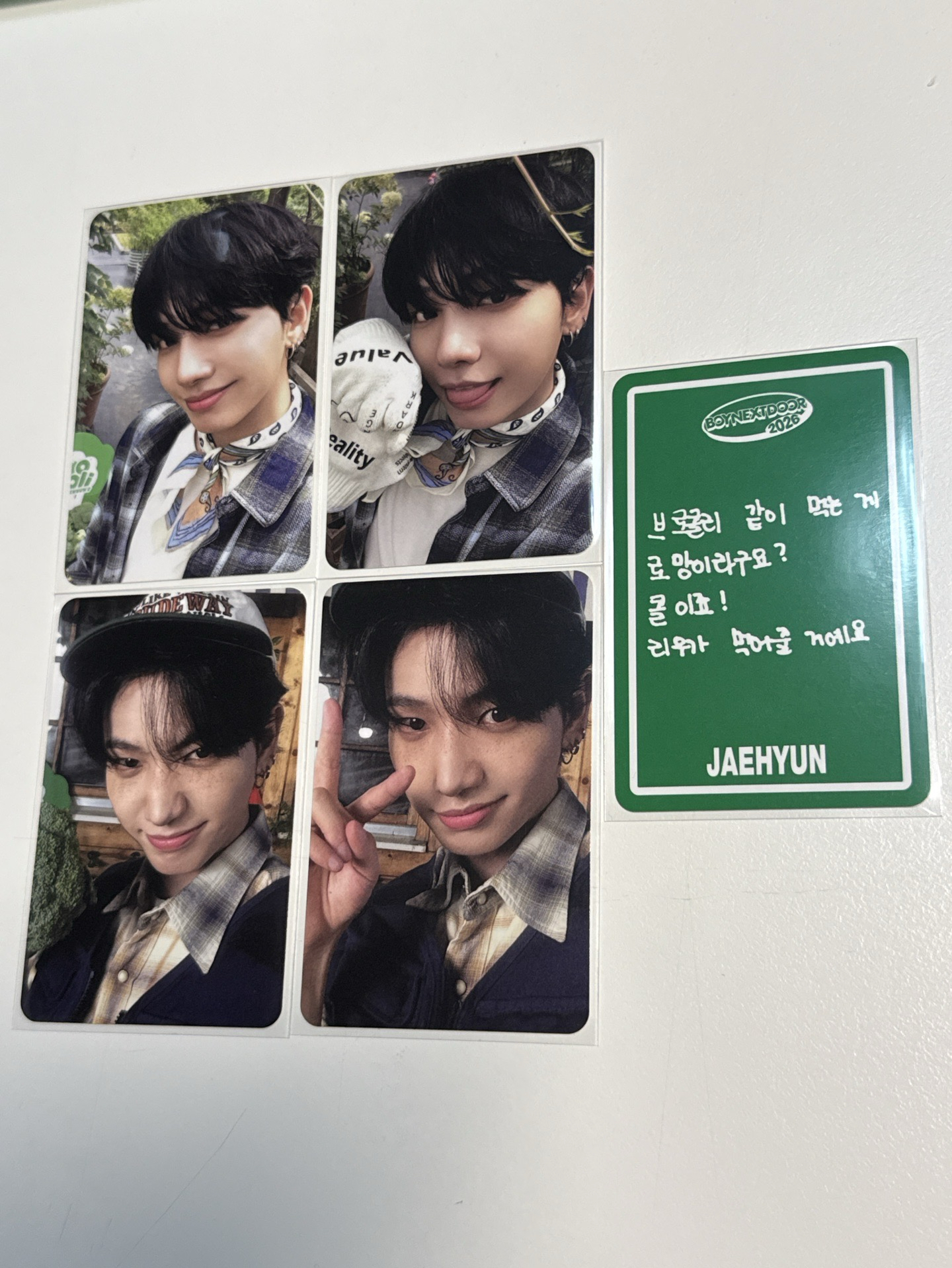 JAEHYUN 26年曆卡｜明宰鉉2026年曆小卡組（五張）