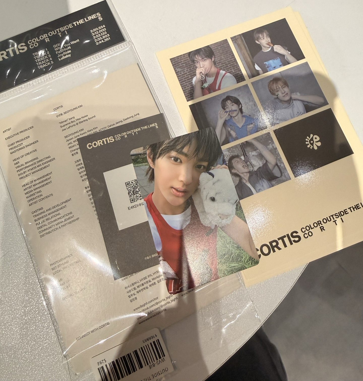 CORTIS 迷一wvs專輯卡 電子專安乾鎬全專