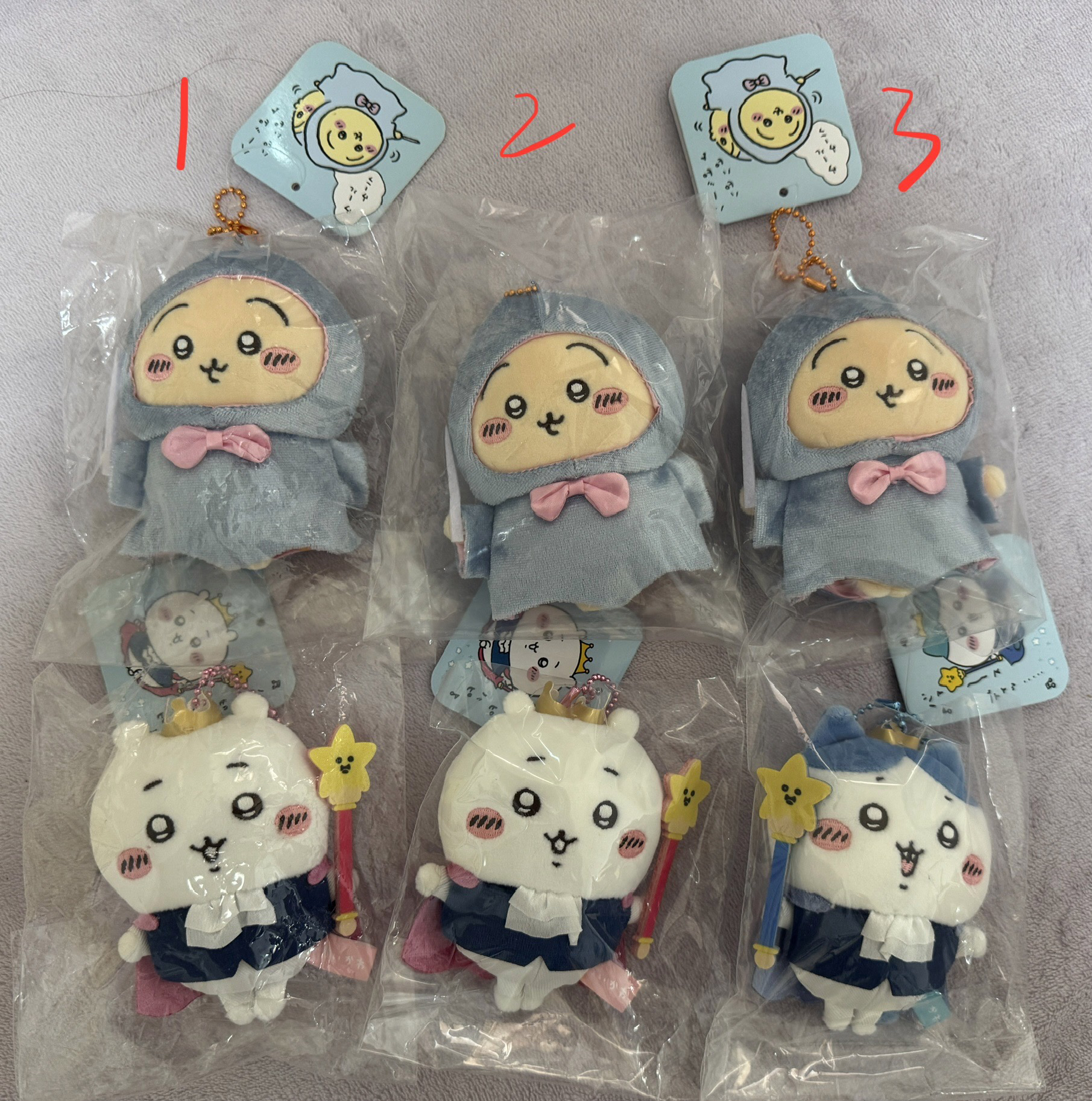 chiikawa教母兔 教母烏薩奇+吉伊+小八 一組