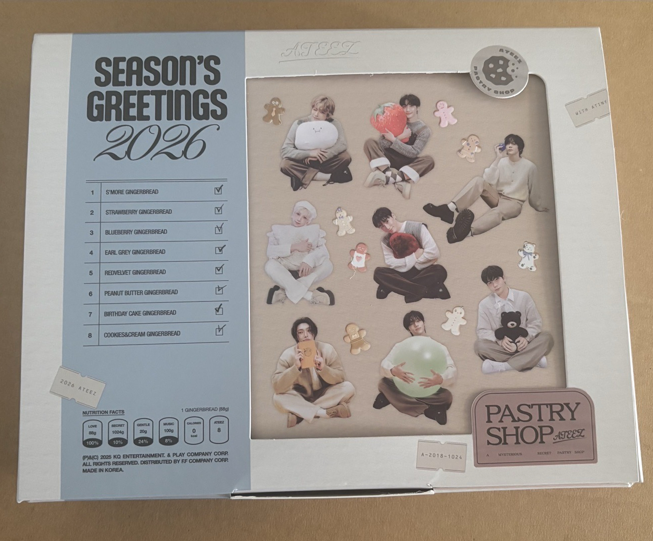 ATEEZ 2026 年曆組