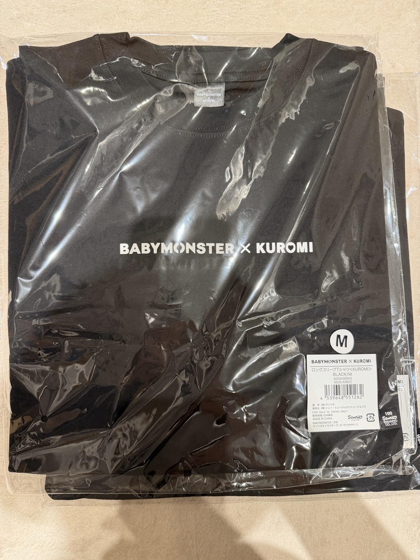 現貨-酷洛米-長袖上衣（M)