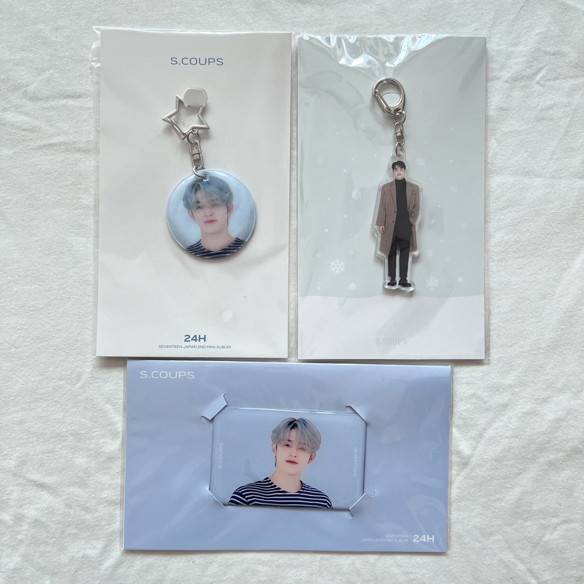 哲 冬週鑰匙圈吊飾 24H 吊飾 隨身鏡 手鏡