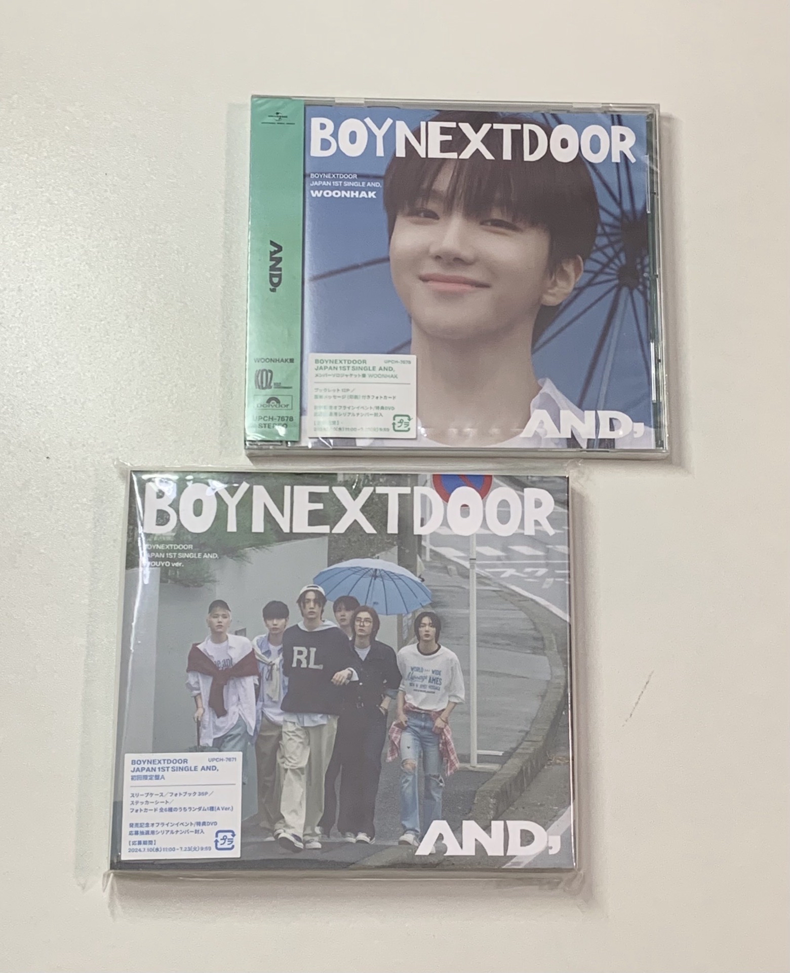 AND 日專6單封+限定A