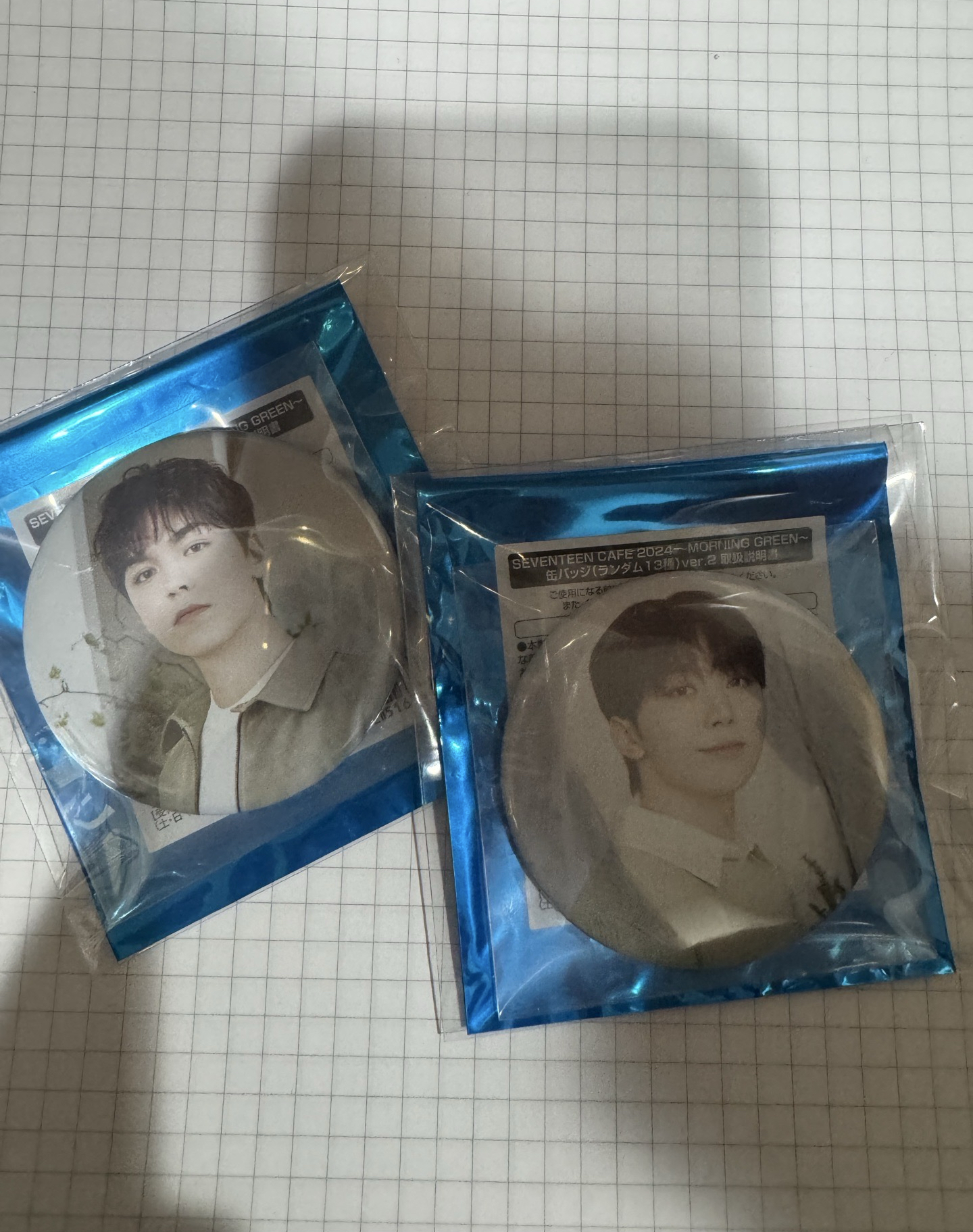 2024SEVENTEEN CAFE 徽章 率寬