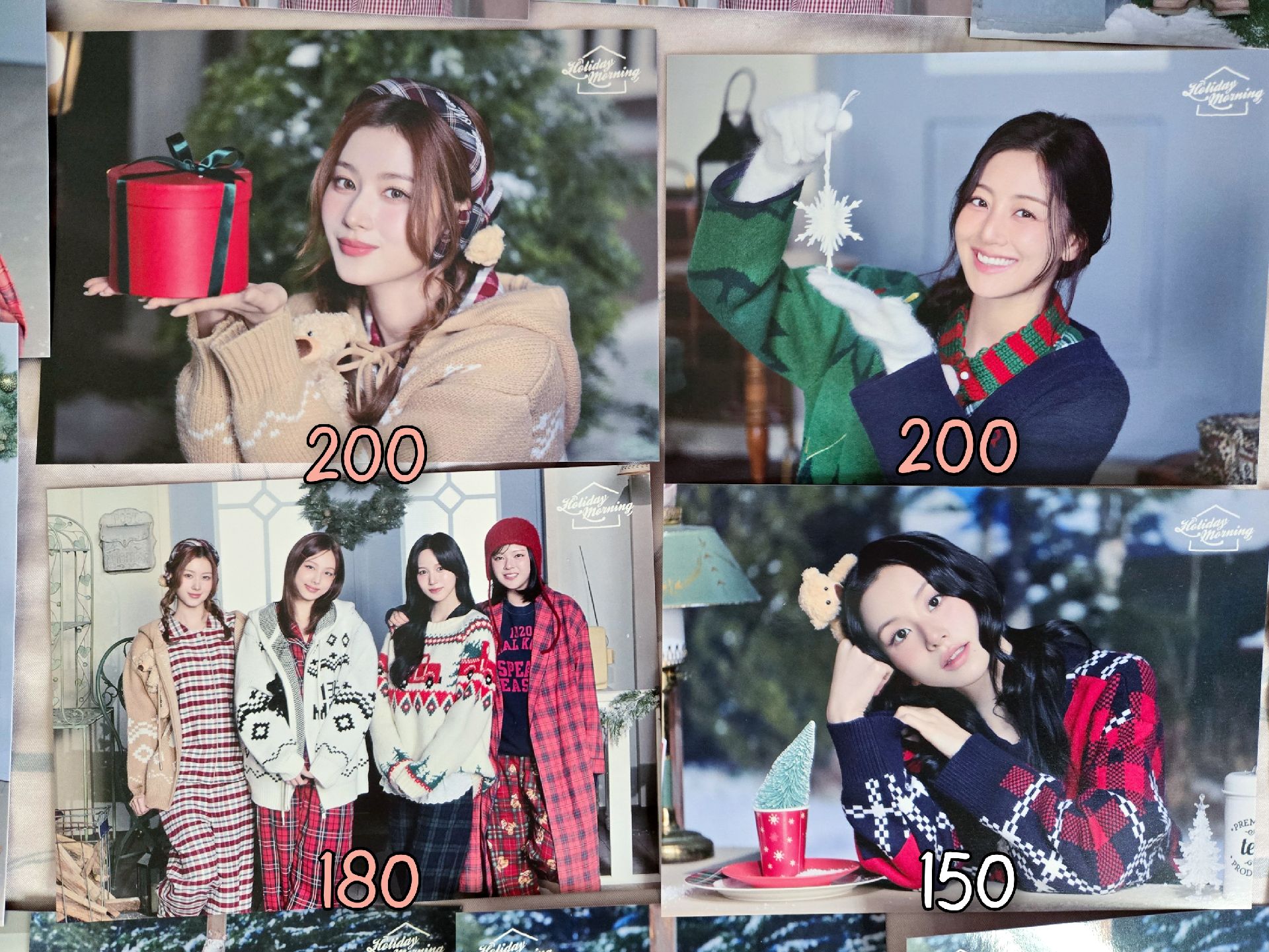 ☃️冬日明信片 大卡區 團卡 紗效彩定瑜南娜桃