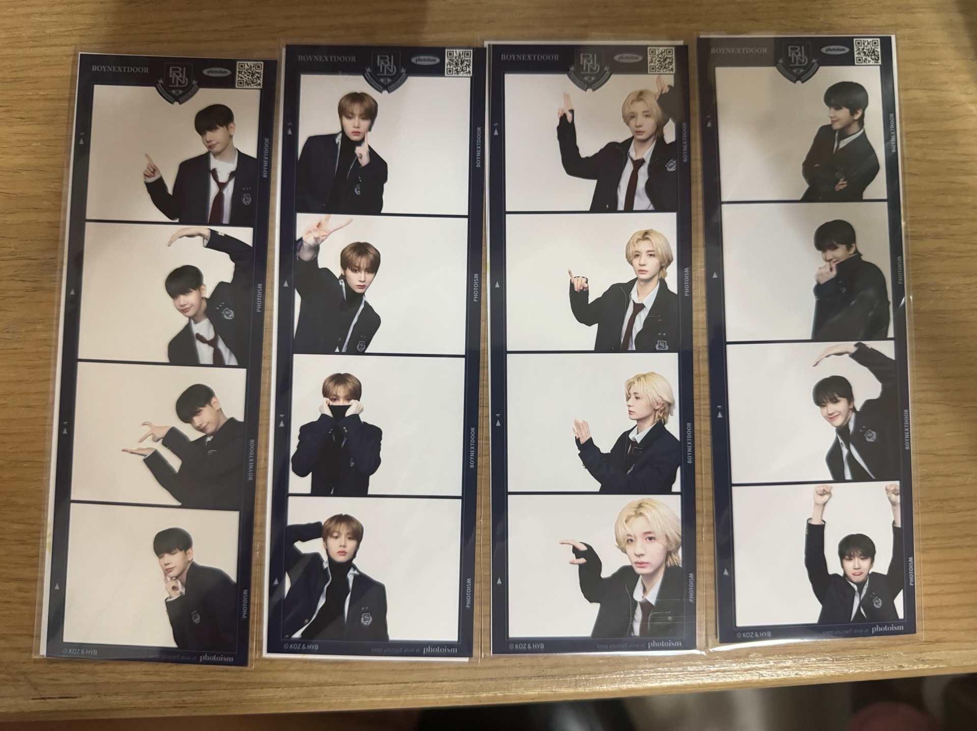 只今愛 photoism 人生四格卡 校服拍貼