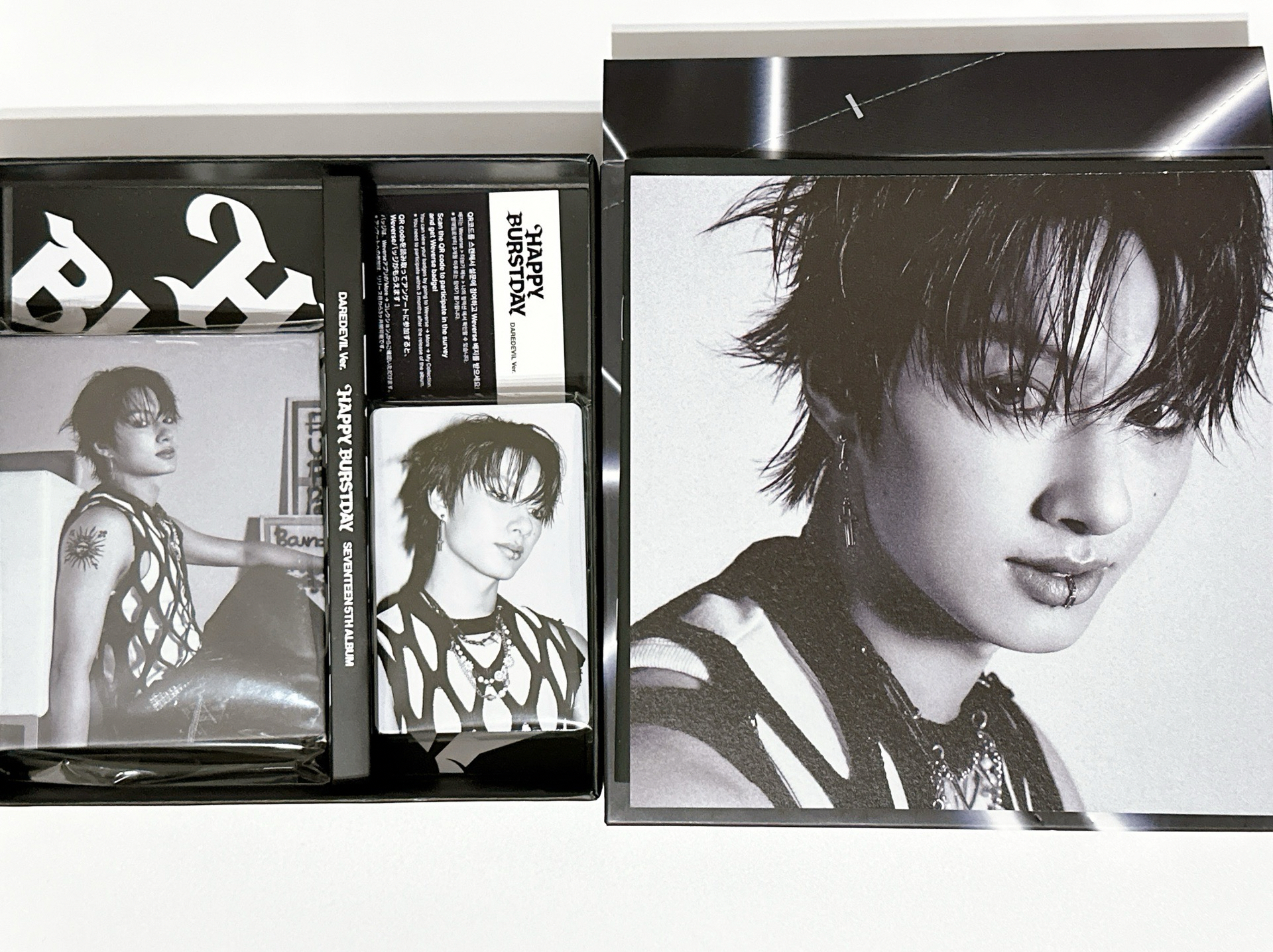 seventeen 全圓佑 生日禮盒小卡