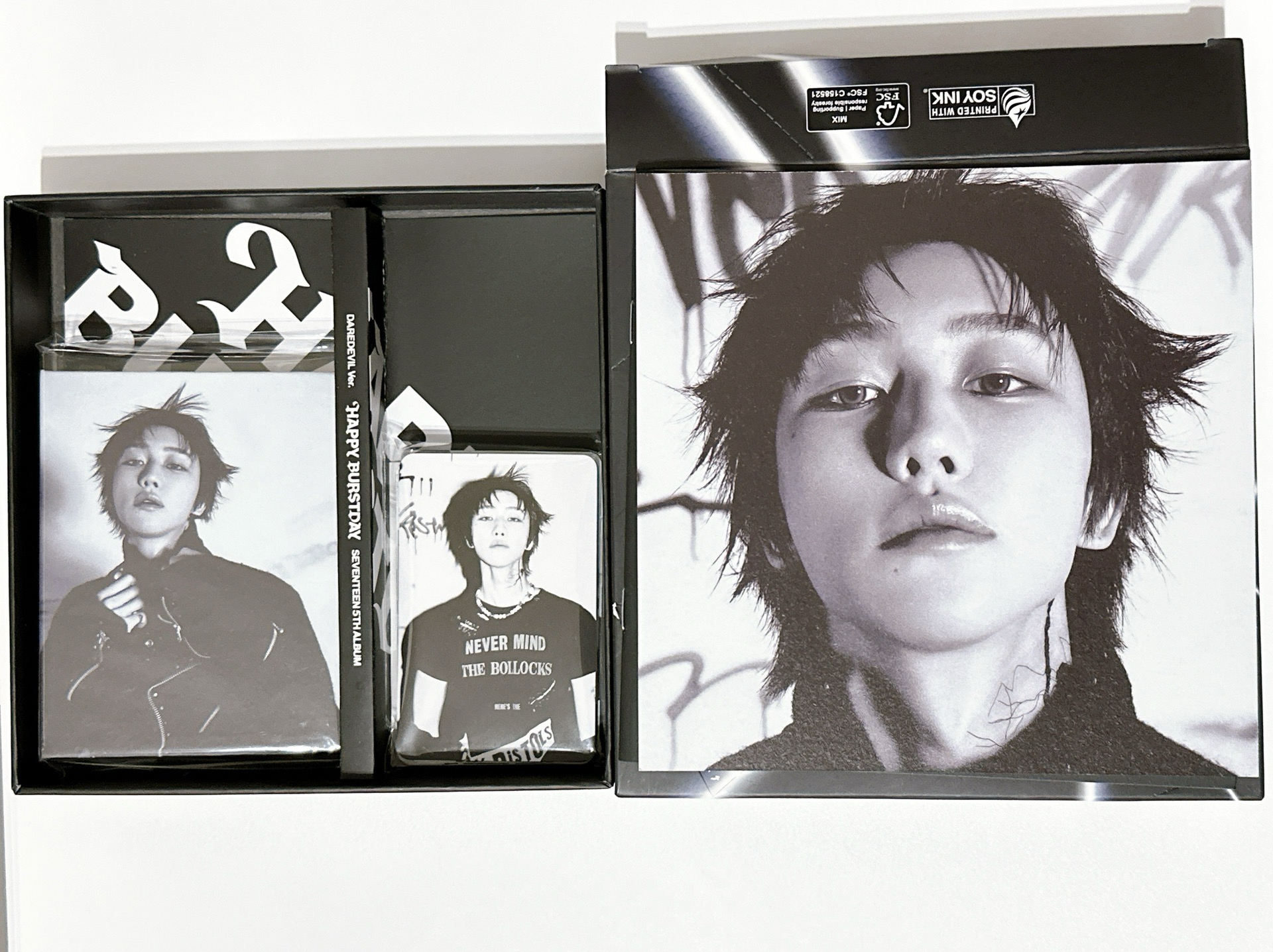 seventeen 全圓佑 生日禮盒小卡