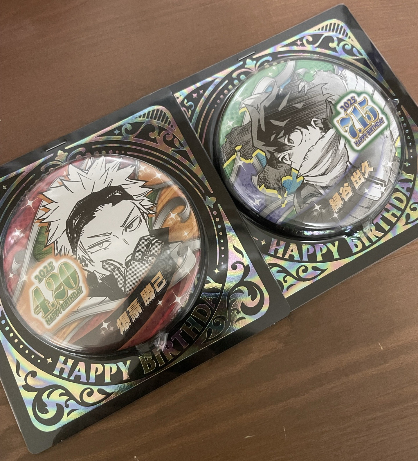 我的英雄學院 2025生日徽章