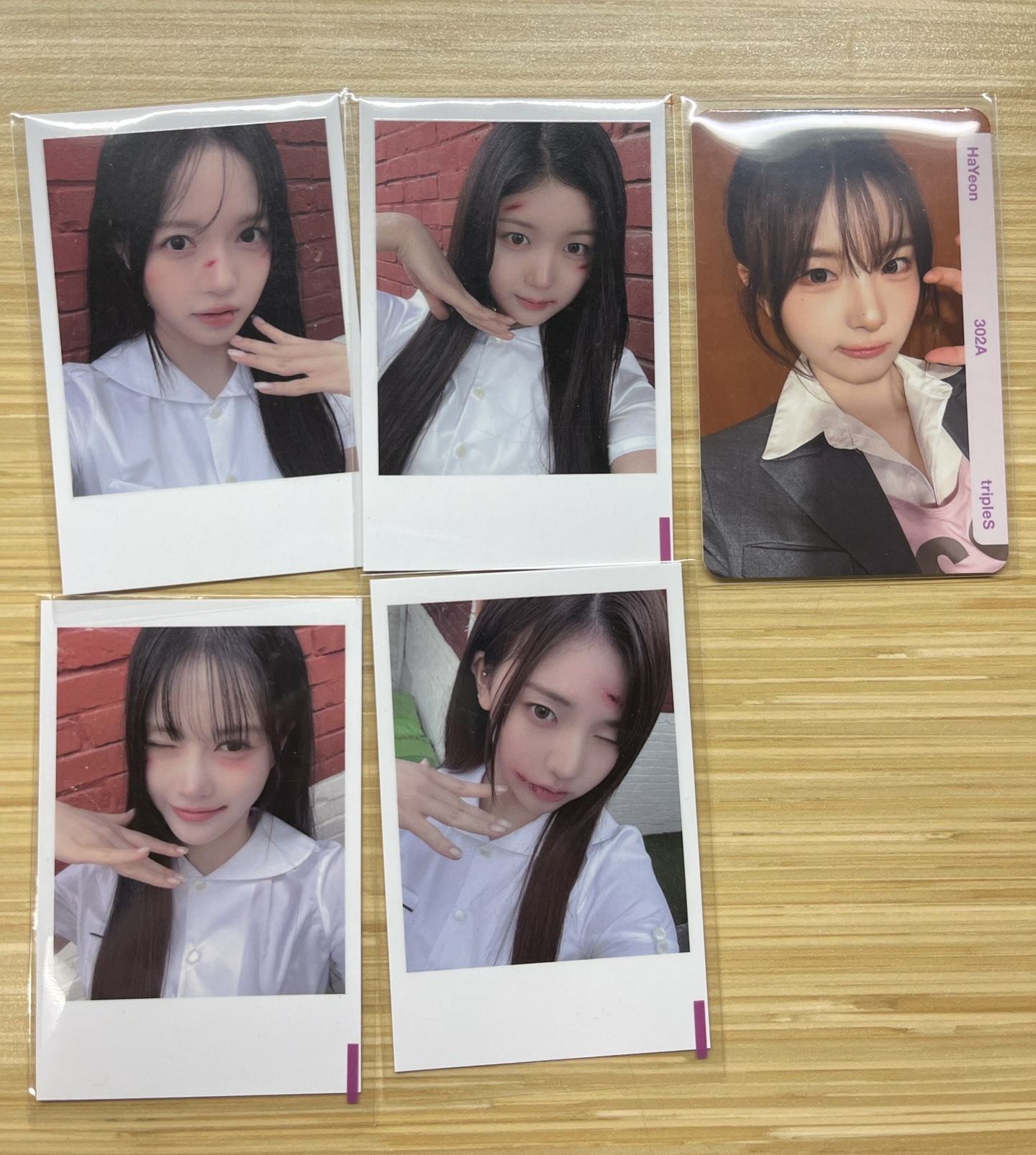 KM扭蛋拍立得卡四張