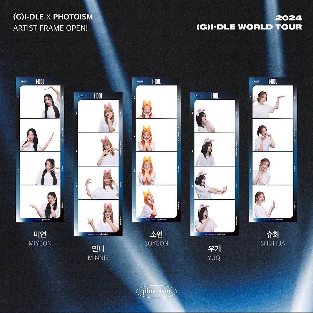 24’世巡演唱會 iDOL 人生四格卡 