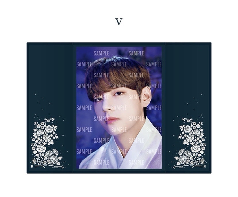 BTS V歷年官方相框 全新 不拆售